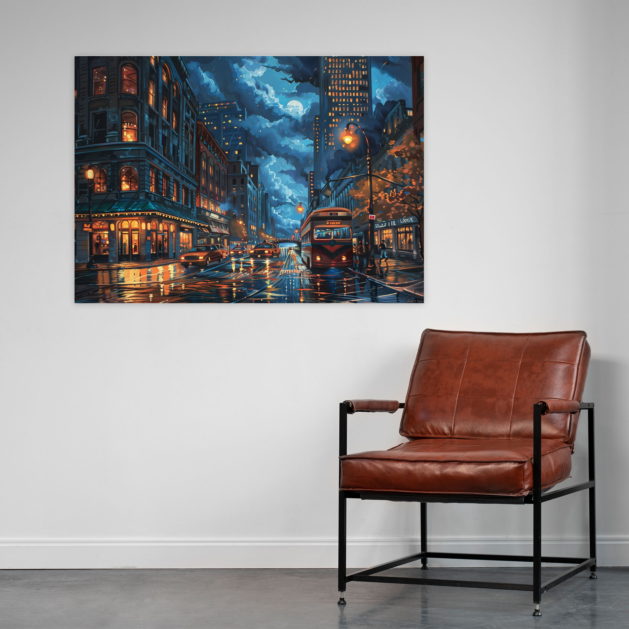 Realism Cityscape Wall Art - Realism, Home Decoration, Realism, Canvas Print