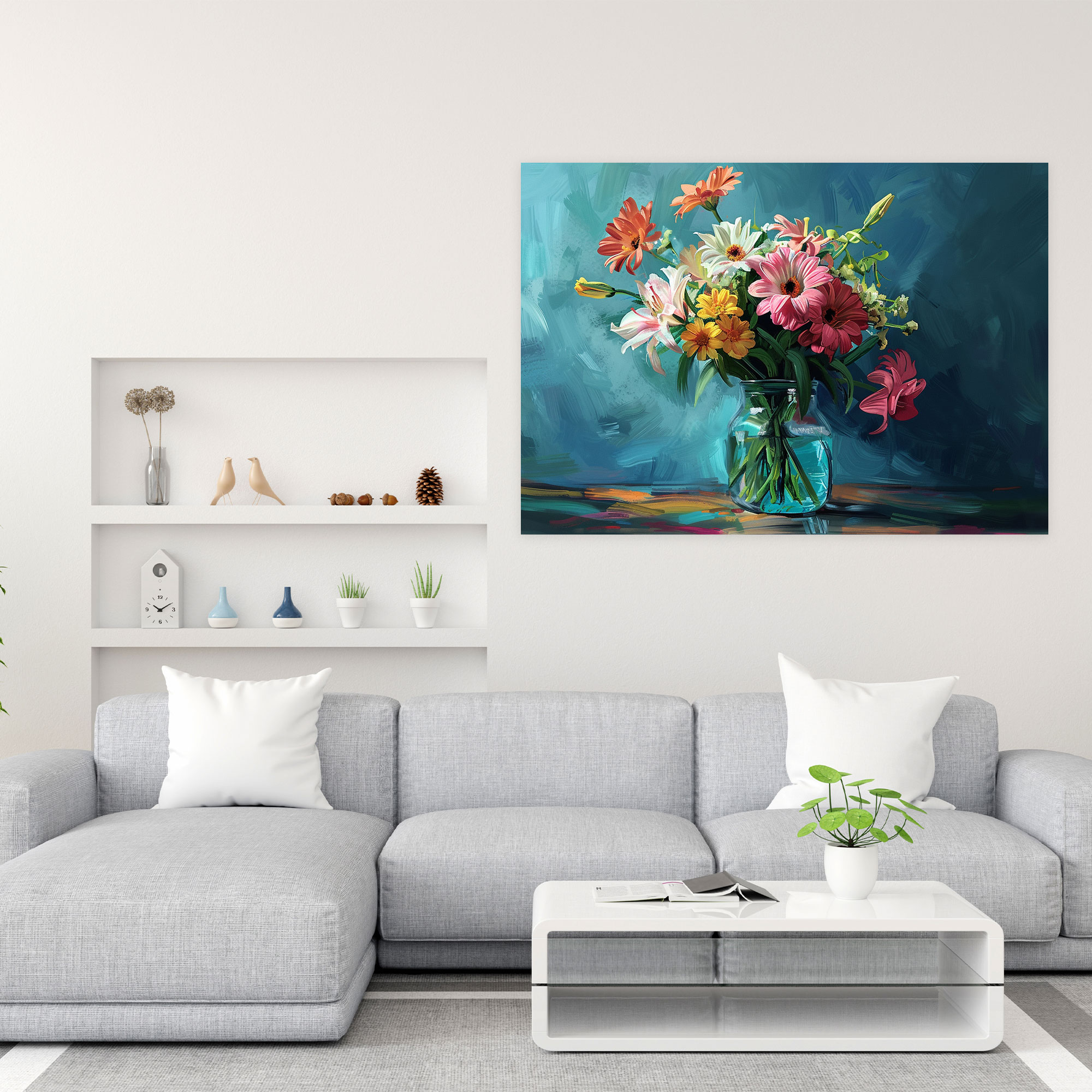 Realism Flowers Canvas Print - Realism, Nature, Canvas Print, Realism