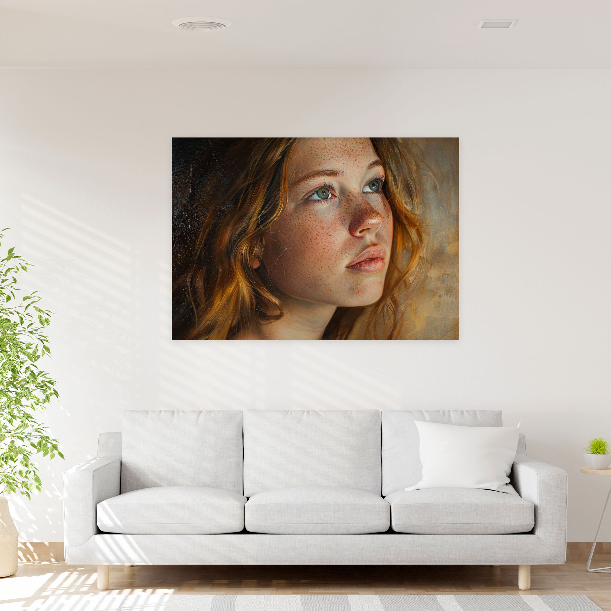 Realism Portrait Wall Art - Realism, Elegance, Realism, Canvas