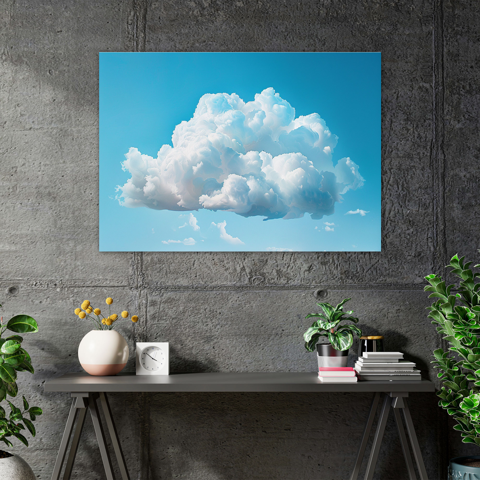 Realism Cloud Wall Art - Realism, Blue Sky, Realism, Cloud