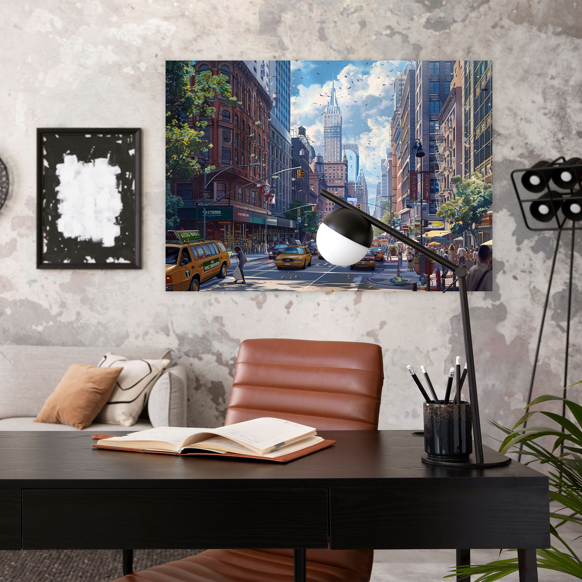 Realism City Street Canvas Print - Realism, Sophistication, City Street, Realism