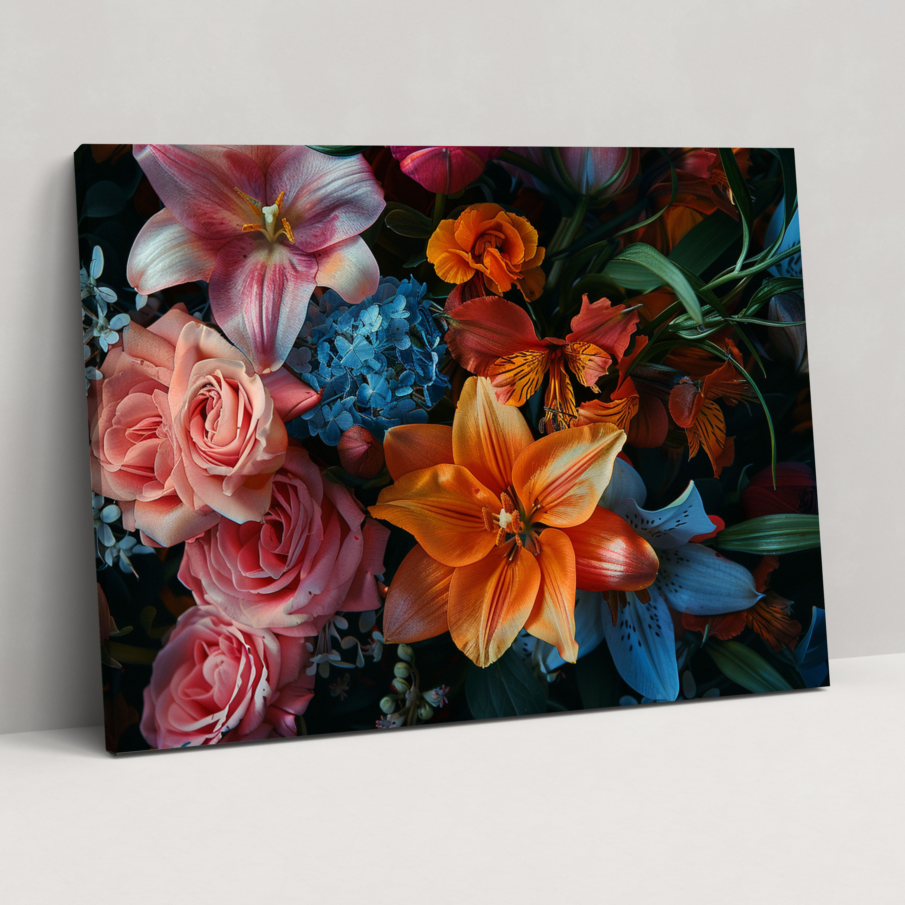 Realism Flower Canvas Print - Realism, Wall Art, Canvas, Canvas Wall Art