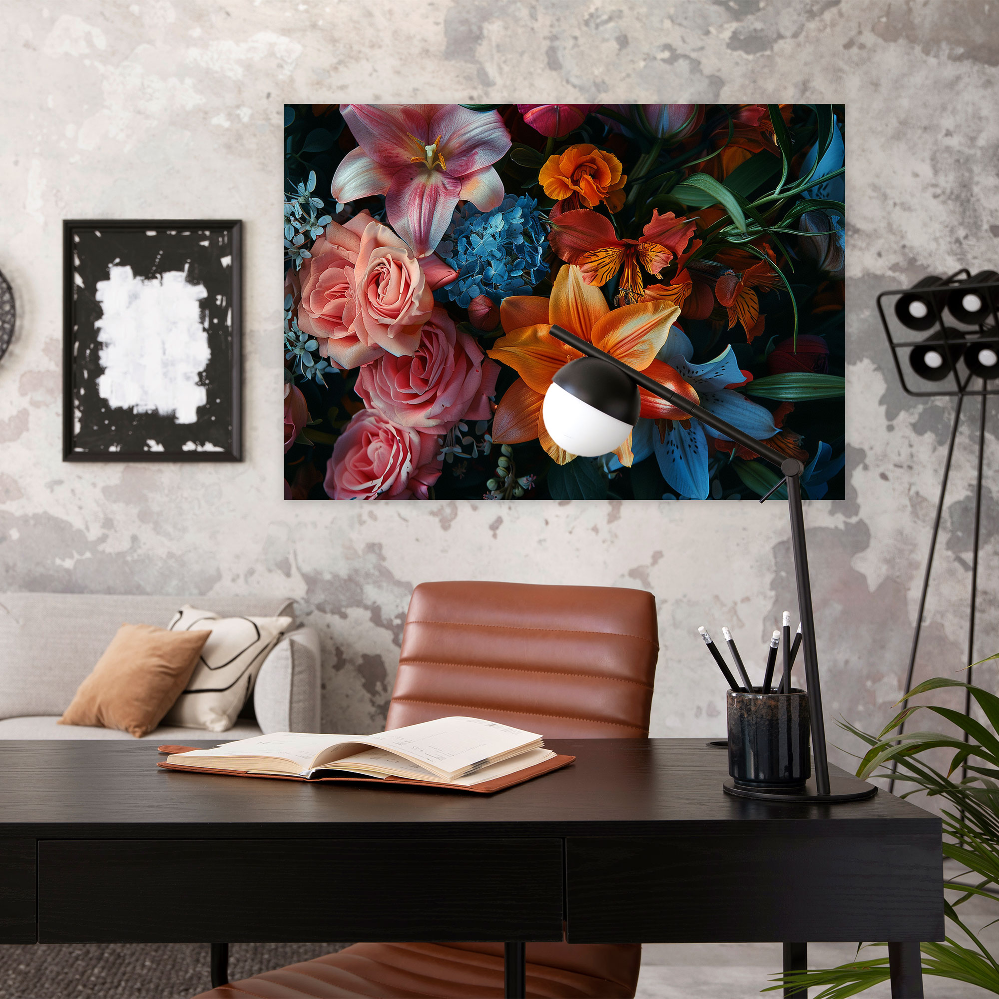 Realism Flower Canvas Print - Realism, Wall Art, Canvas, Canvas Wall Art