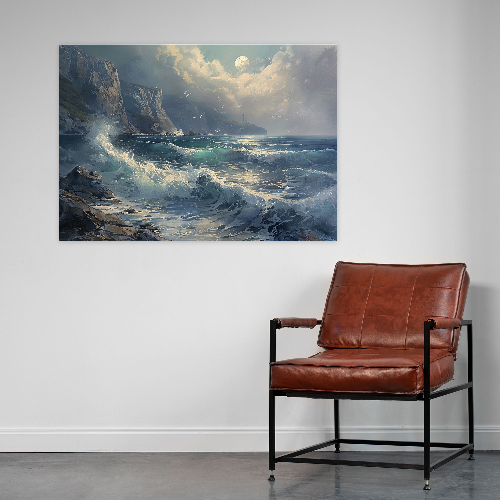 Realism Seascape Canvas Print - Realism, Realism, Canvas Wall Art, Wall Decoration