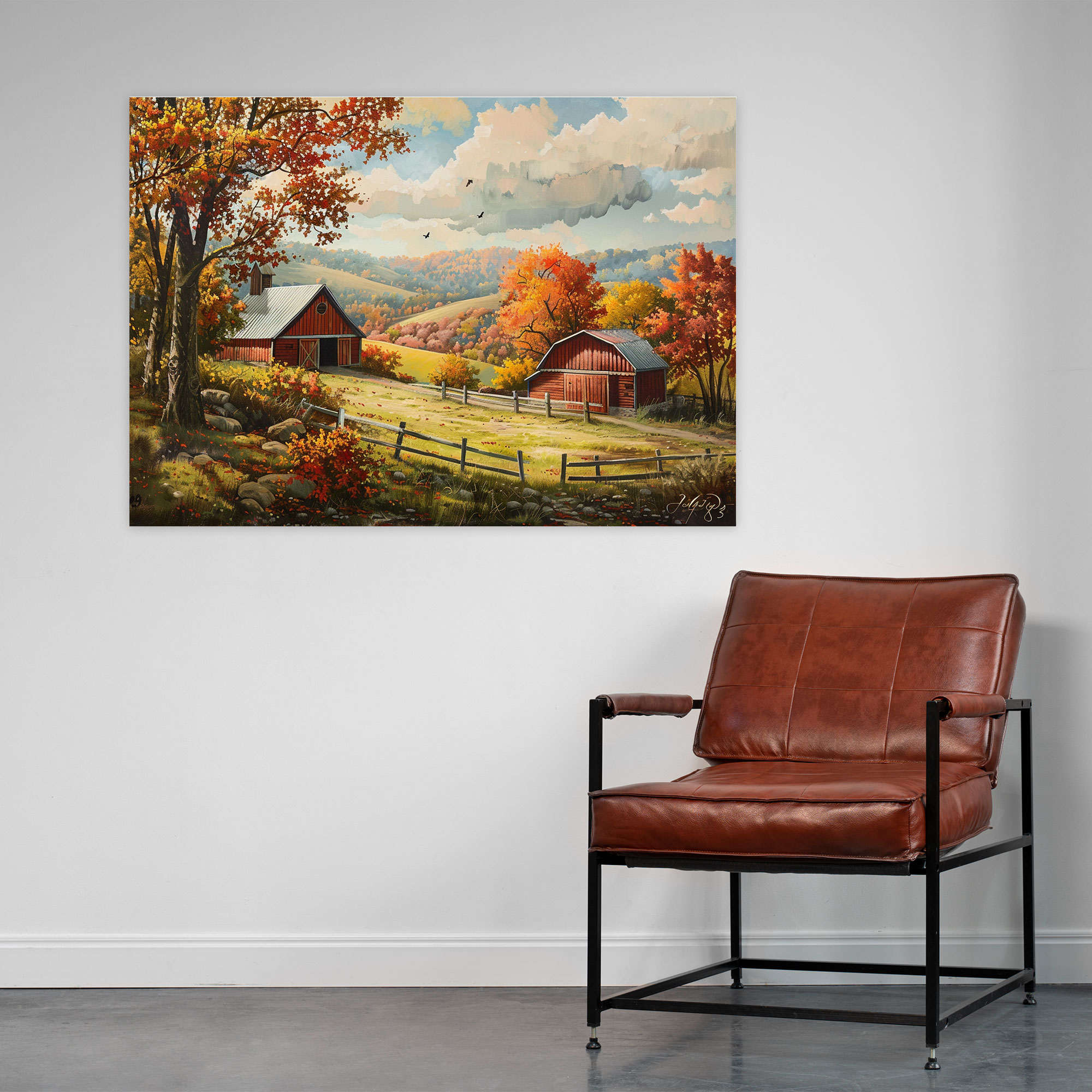 Realism Countryside Canvas Print - Realism, Canvas, Wall Art, Canvas Print