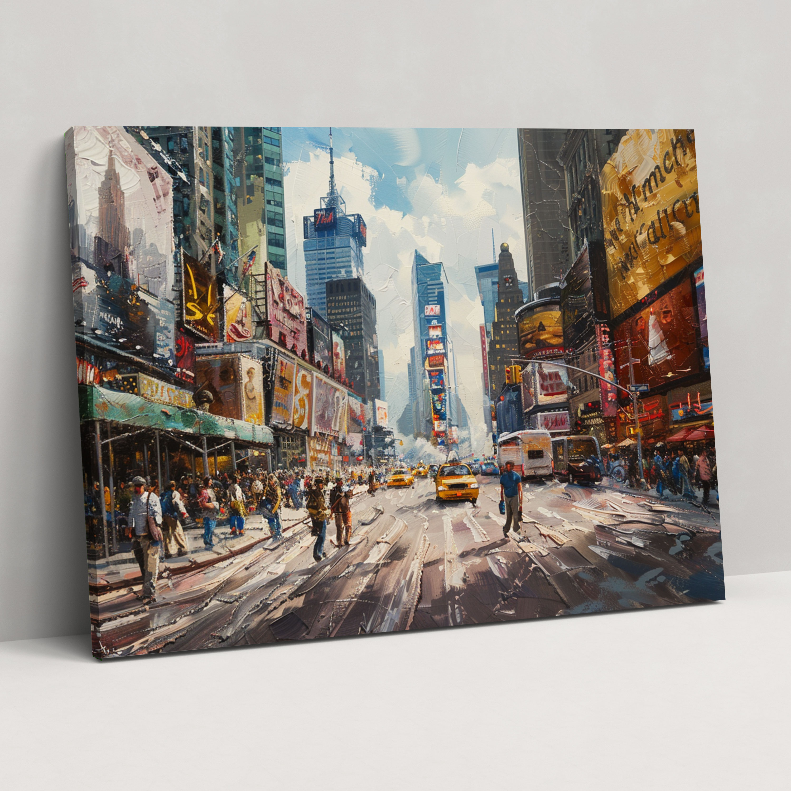 Realism Wall Decoration - City Street - Realism, Home Decoration, Canvas, Wall Art
