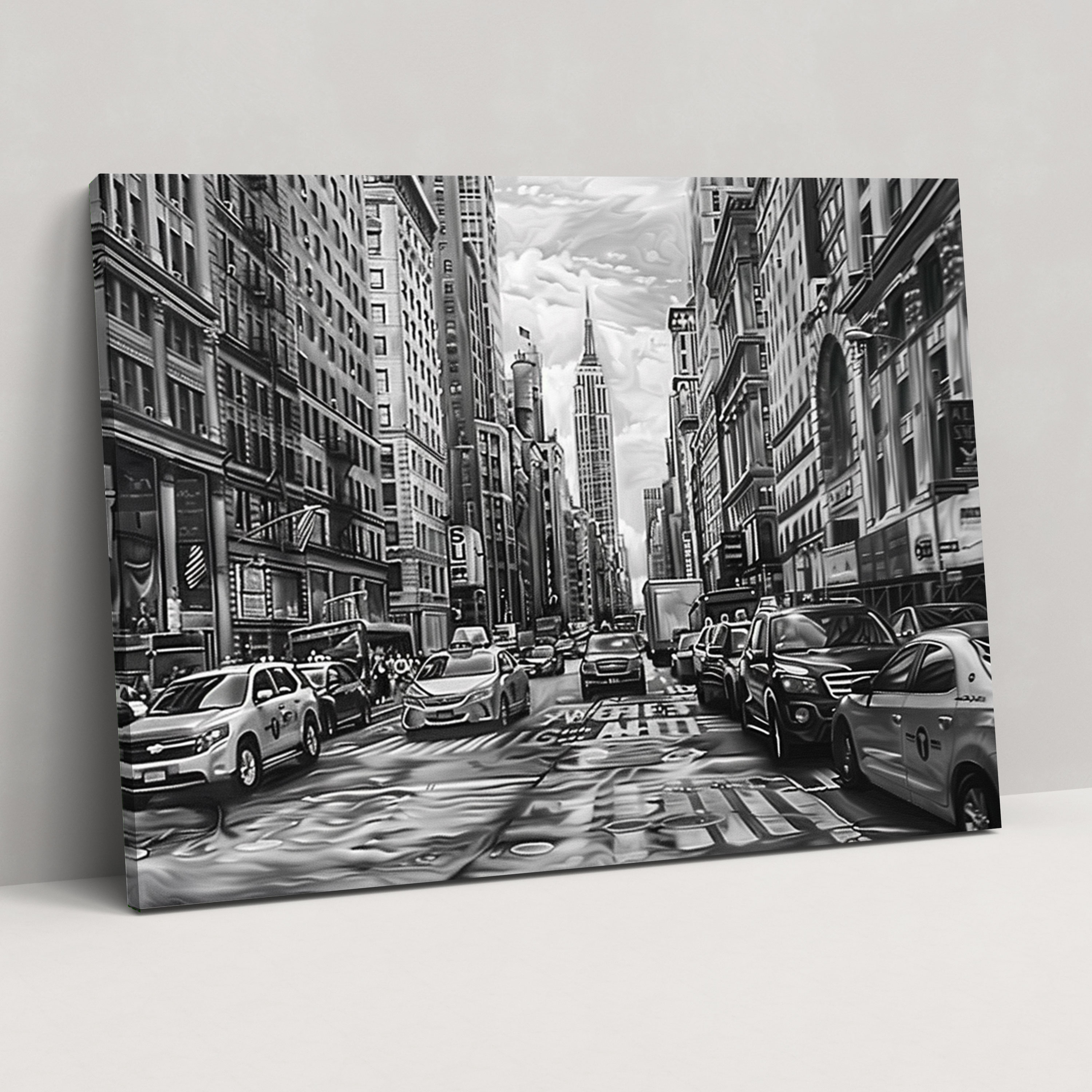 Realism Wall Art - New York City - Realism, Wall Art, Home Decoration, Canvas Wall Art