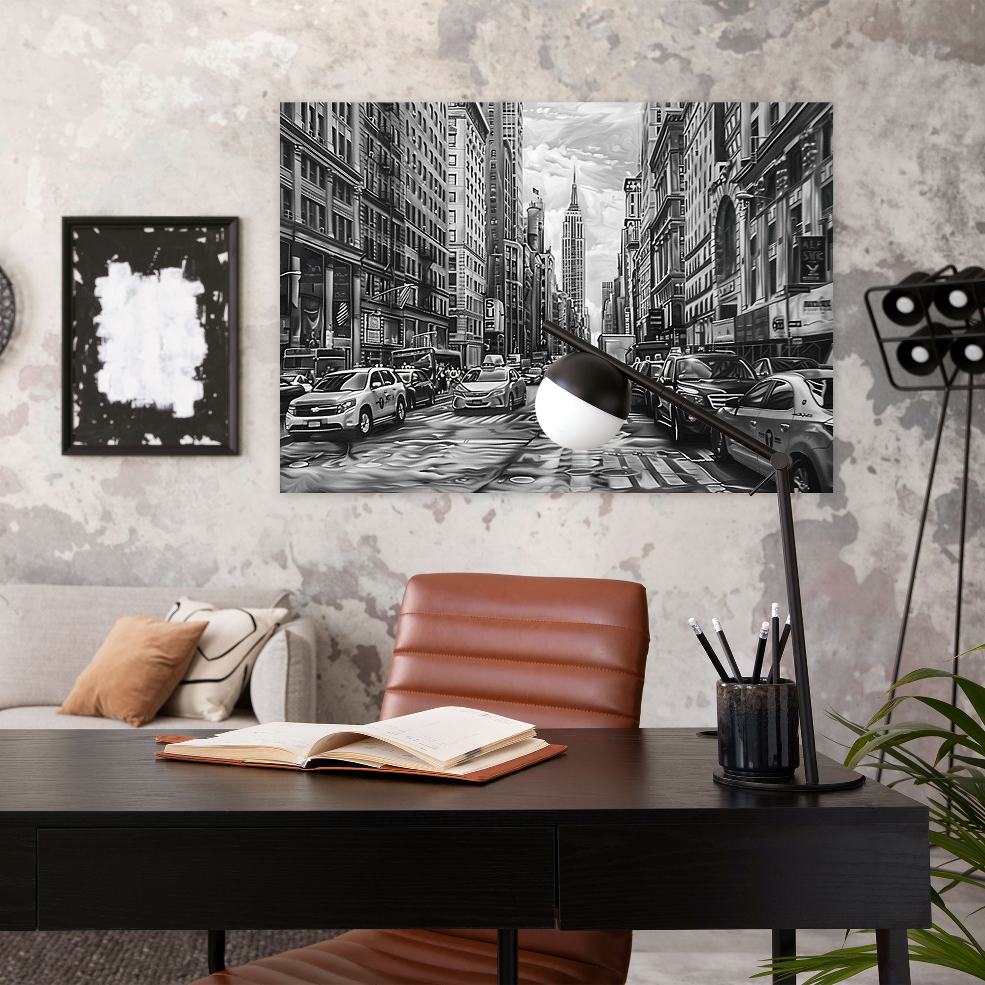 Realism Wall Art - New York City - Realism, Wall Art, Home Decoration, Canvas Wall Art