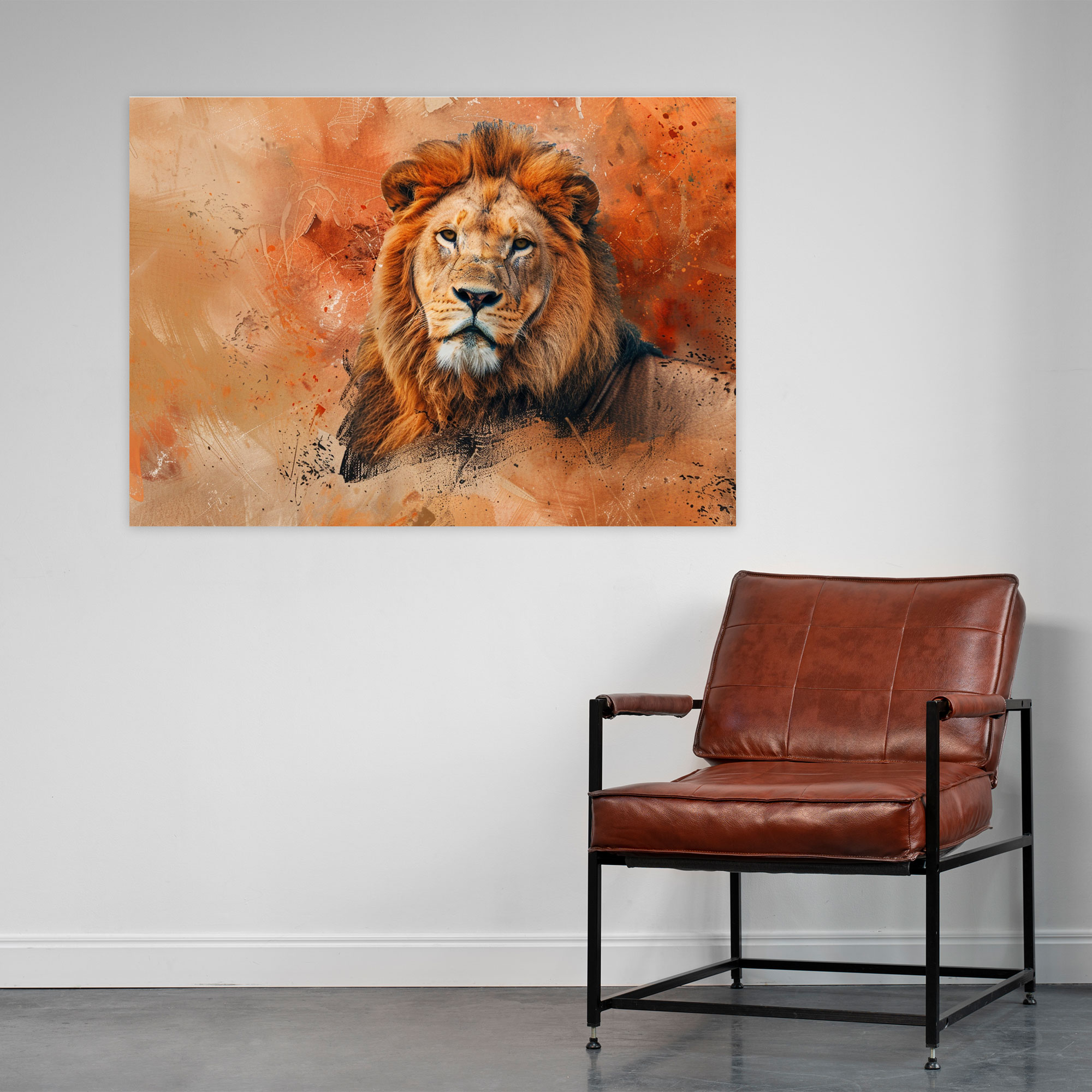 Realism Wall Art - Majestic Lion - Realism, Canvas Print, Wall Art, Canvas