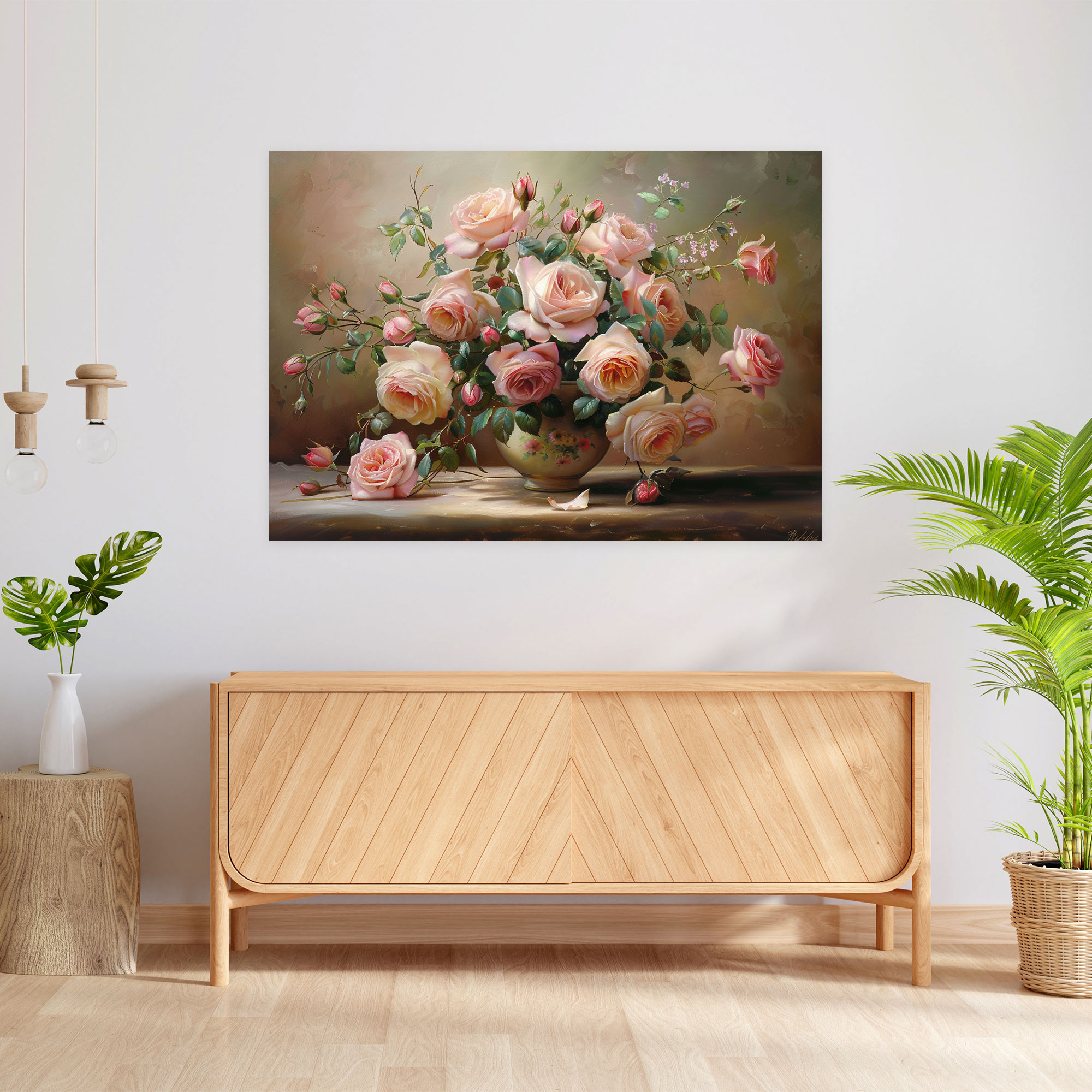 Realism Wall Decoration - Rose Bouquet - Realism, Realism, Floral, Wall Decoration