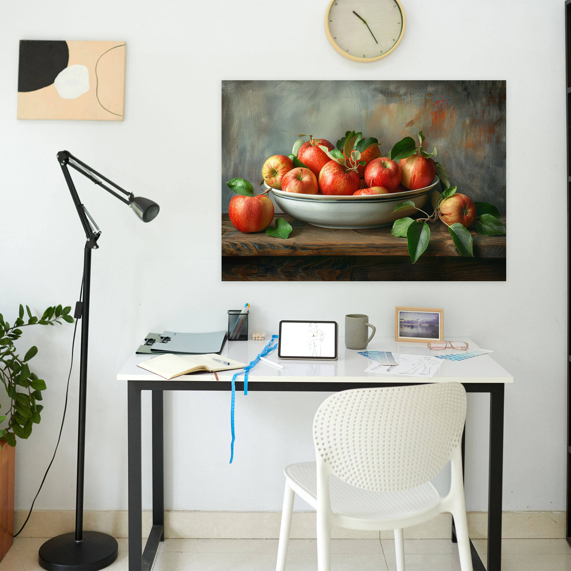 Realism Canvas Print: Ripe Apples - Realism, Canvas Print, Home Decoration, Canvas Wall Art