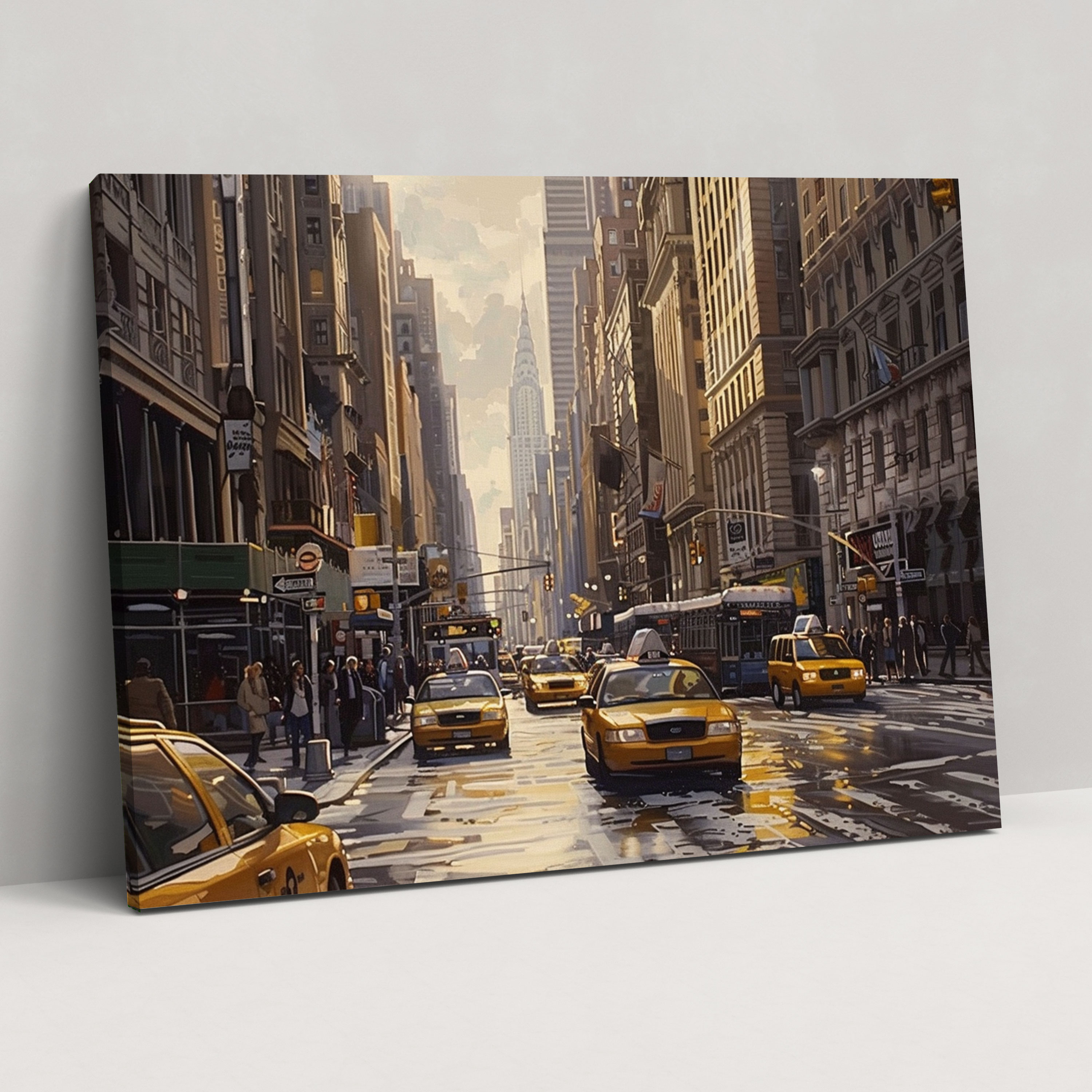 Realism Cityscape Wall Decoration - Realism, Canvas, Canvas Wall Art, Realism