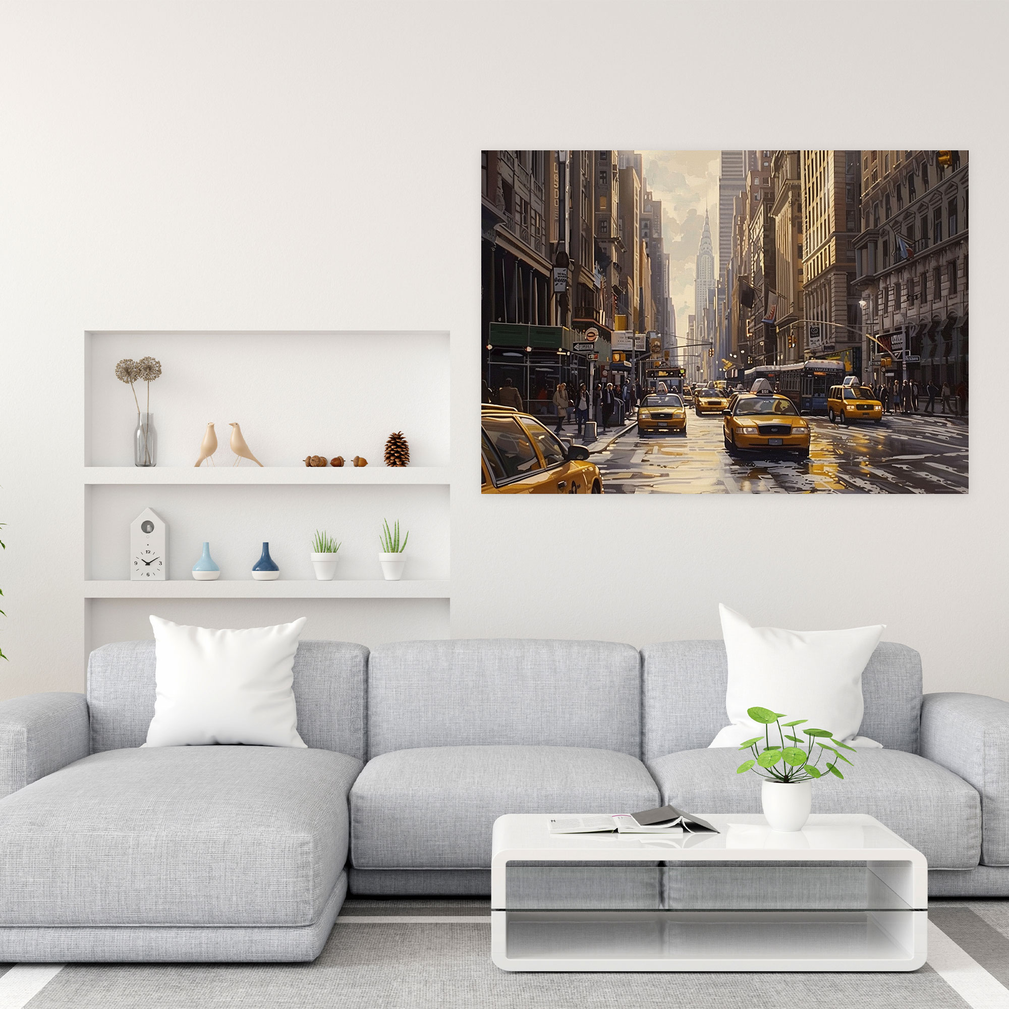 Realism Cityscape Wall Decoration - Realism, Canvas, Canvas Wall Art, Realism