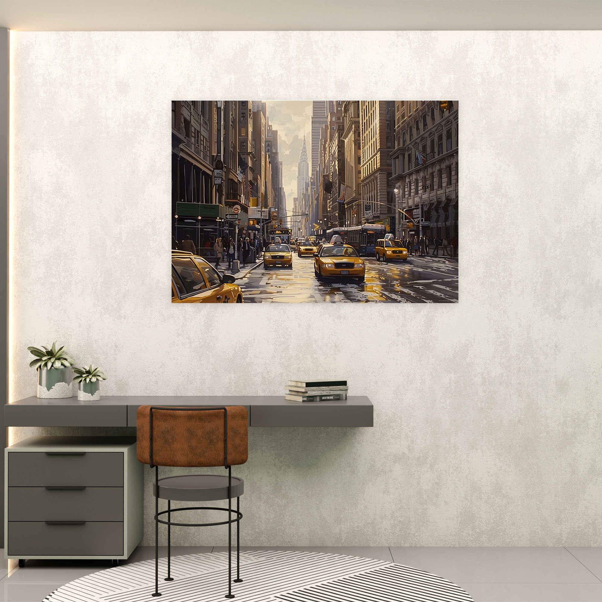 Realism Cityscape Wall Decoration - Realism, Canvas, Canvas Wall Art, Realism