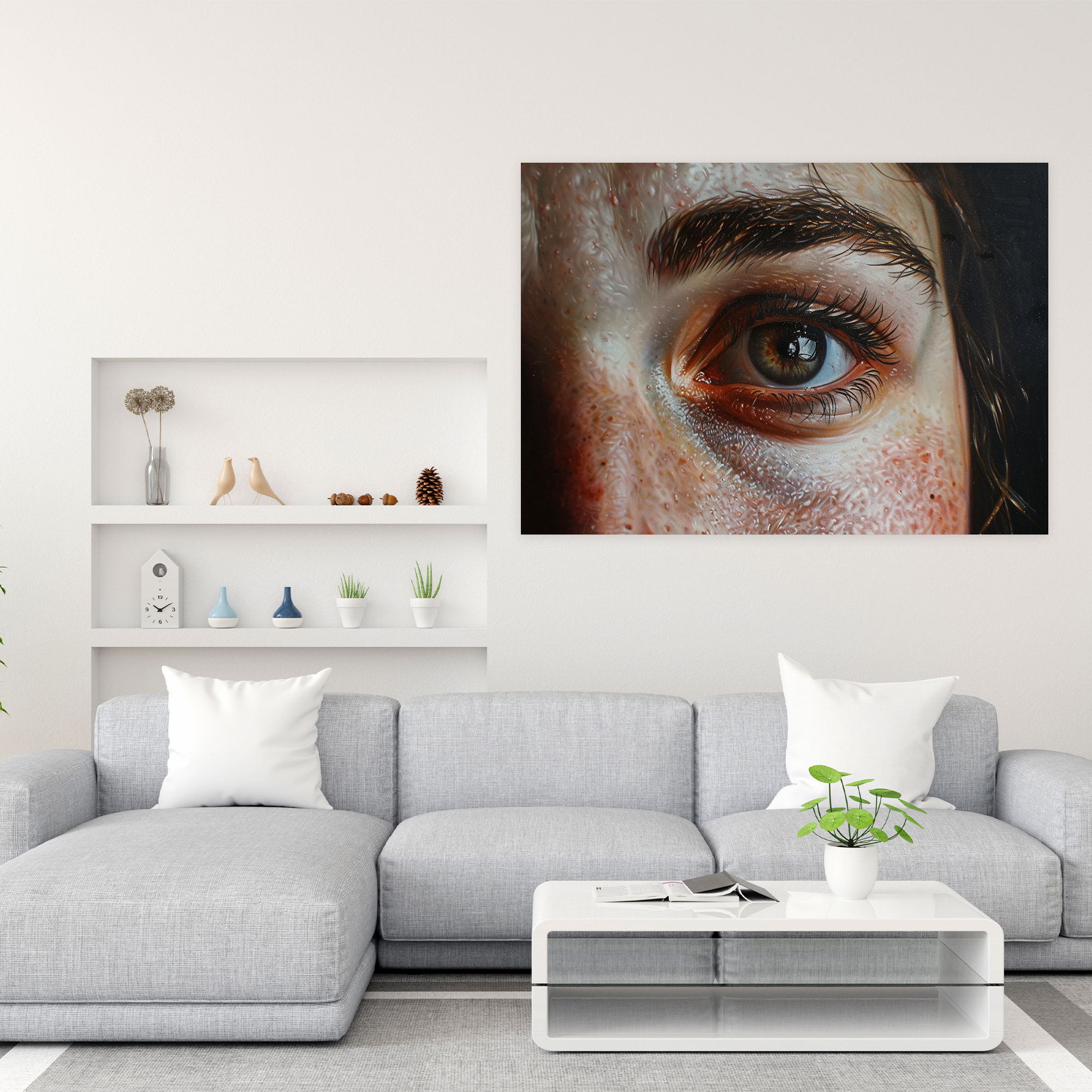 Realism Portrait Canvas Print - Realism, Canvas, Home Decoration, Wall Decoration