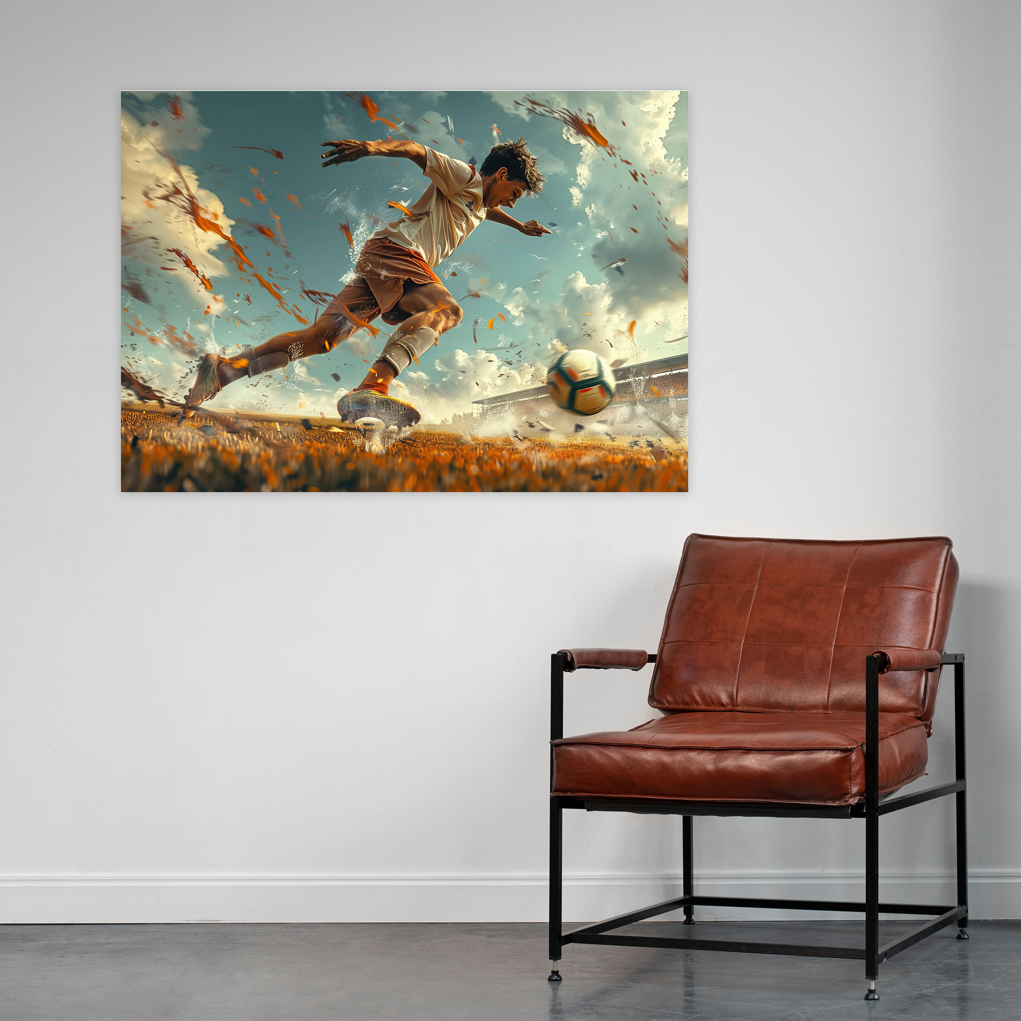 Realism Sports Action Wall Art - Realism, Home Decoration, Realism, Wall Decoration