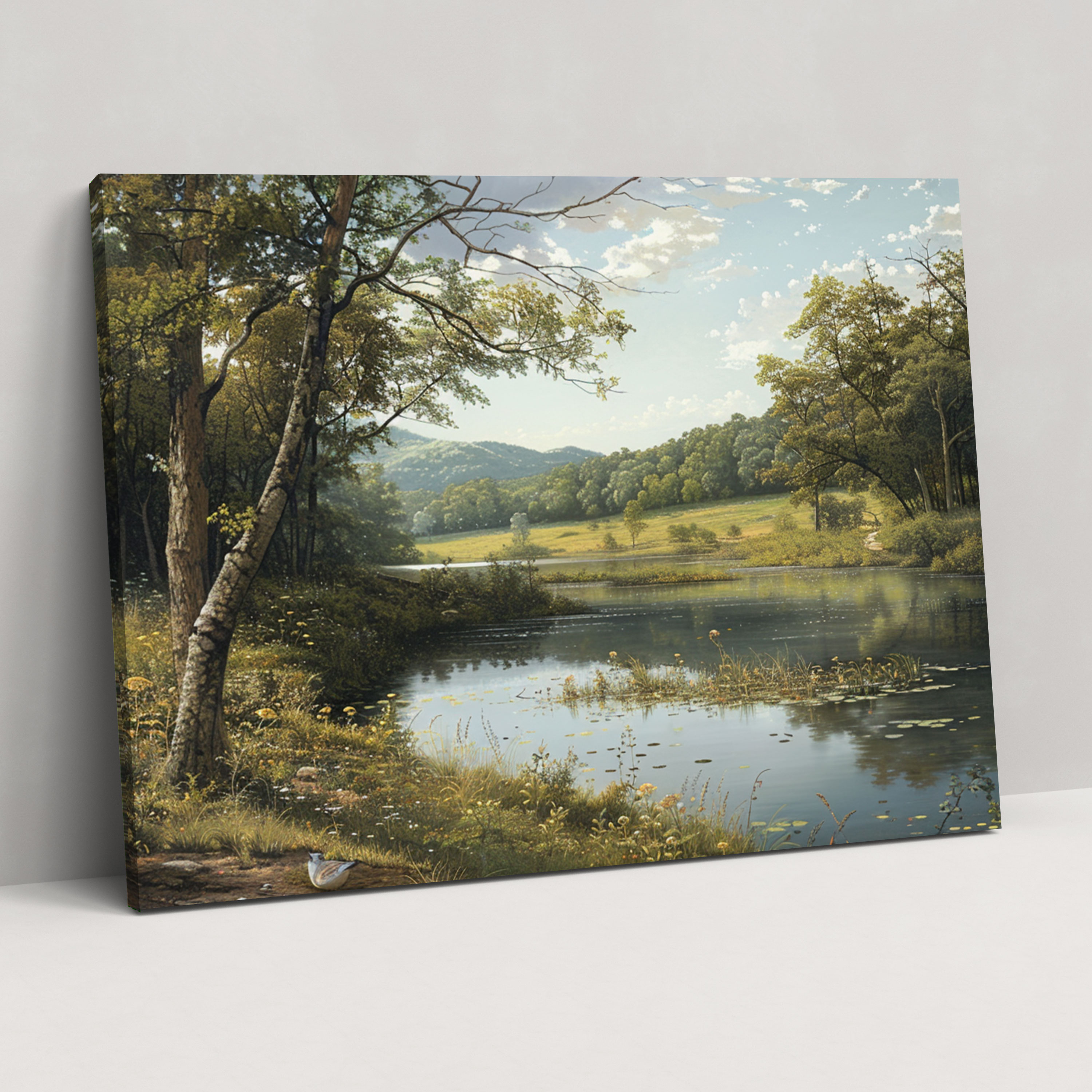 Realism Landscape Canvas Print - Realism, Canvas Print, Canvas Wall Art, Wall Decoration