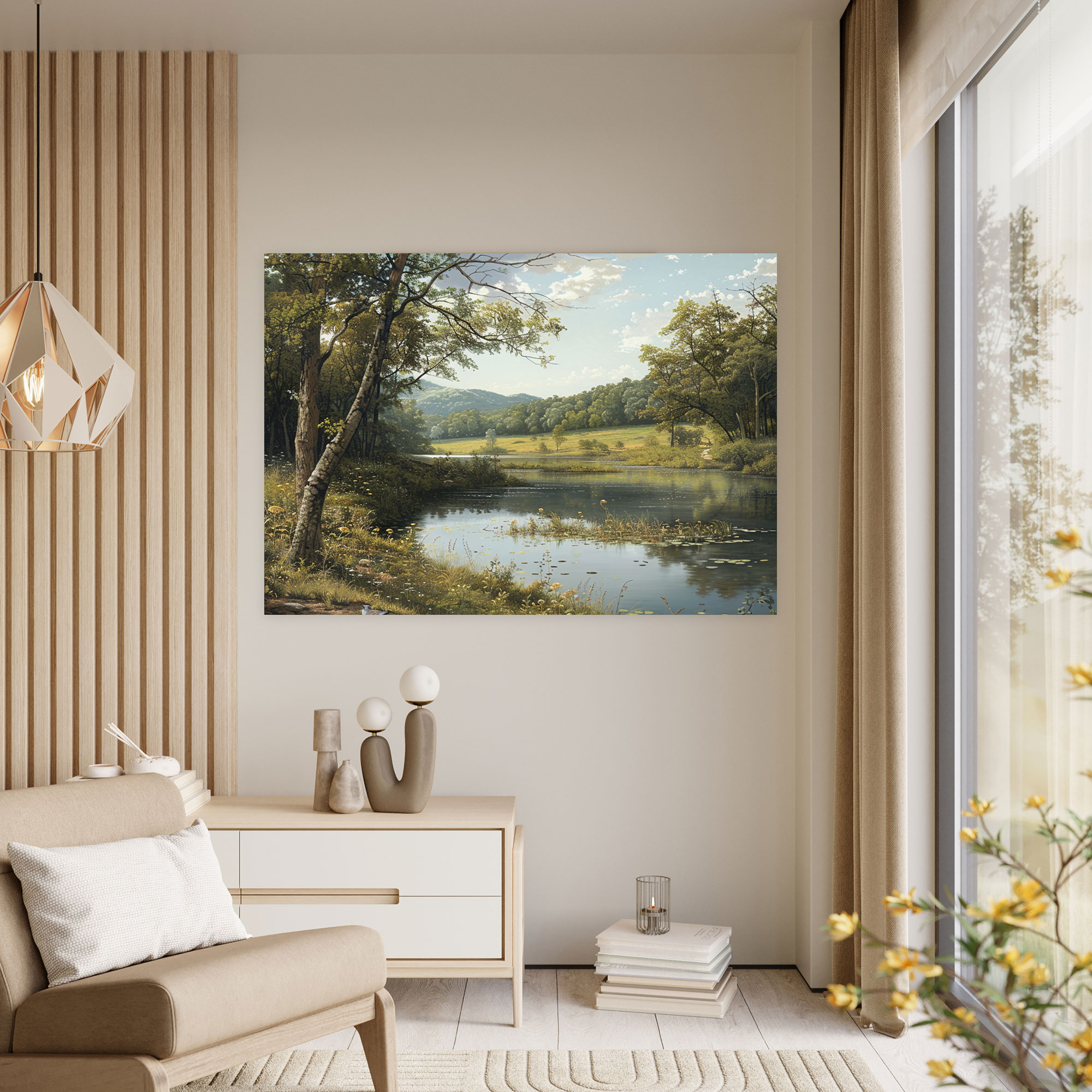 Realism Landscape Canvas Print - Realism, Canvas Print, Canvas Wall Art, Wall Decoration