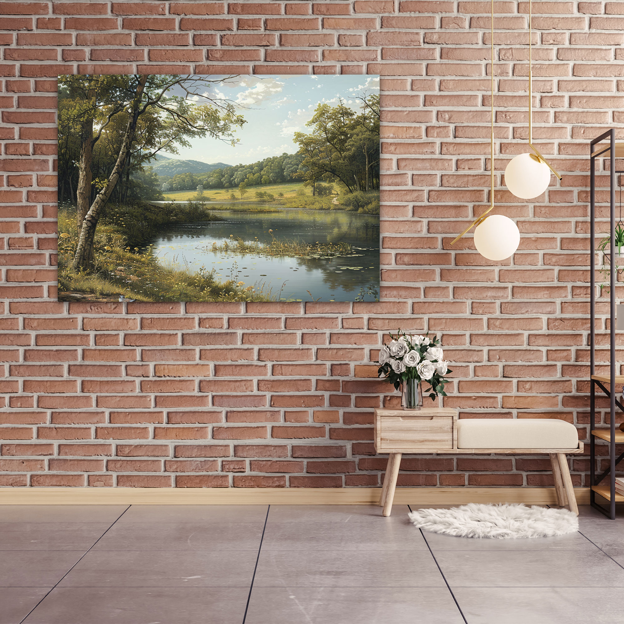 Realism Landscape Canvas Print - Realism, Canvas Print, Canvas Wall Art, Wall Decoration