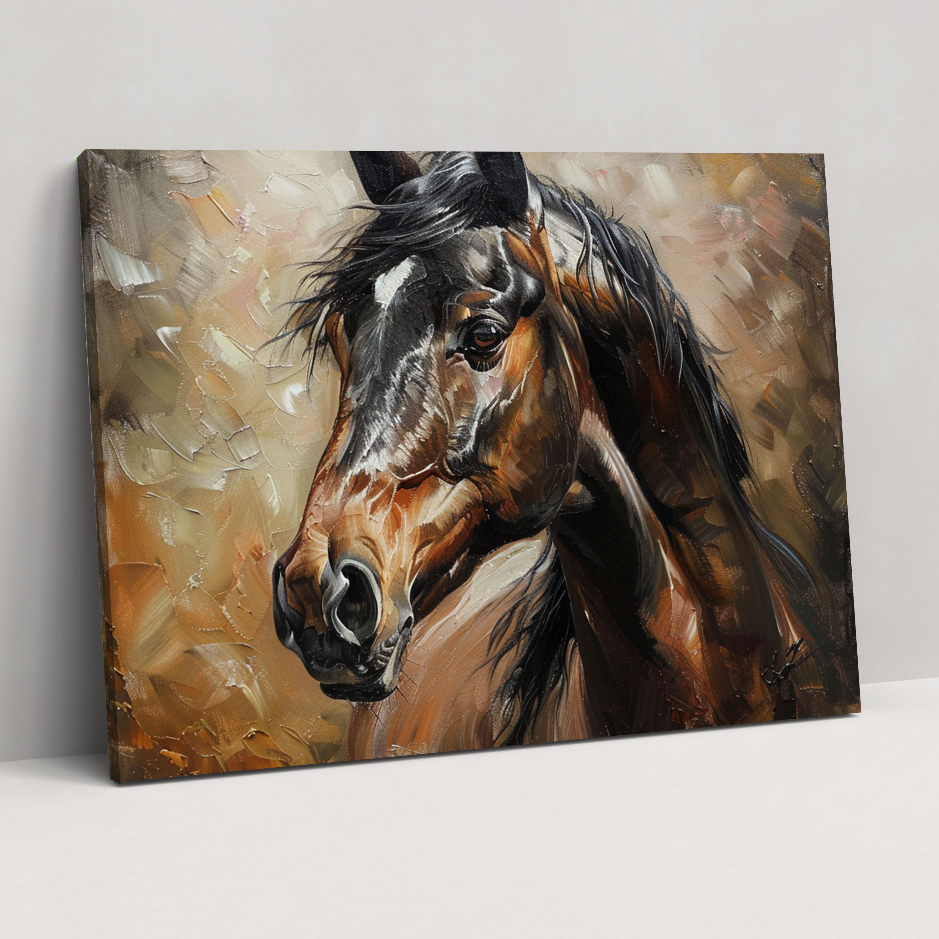 Realism Horse Wall Art - Realism, Home Decoration, Canvas Wall Art, Realism