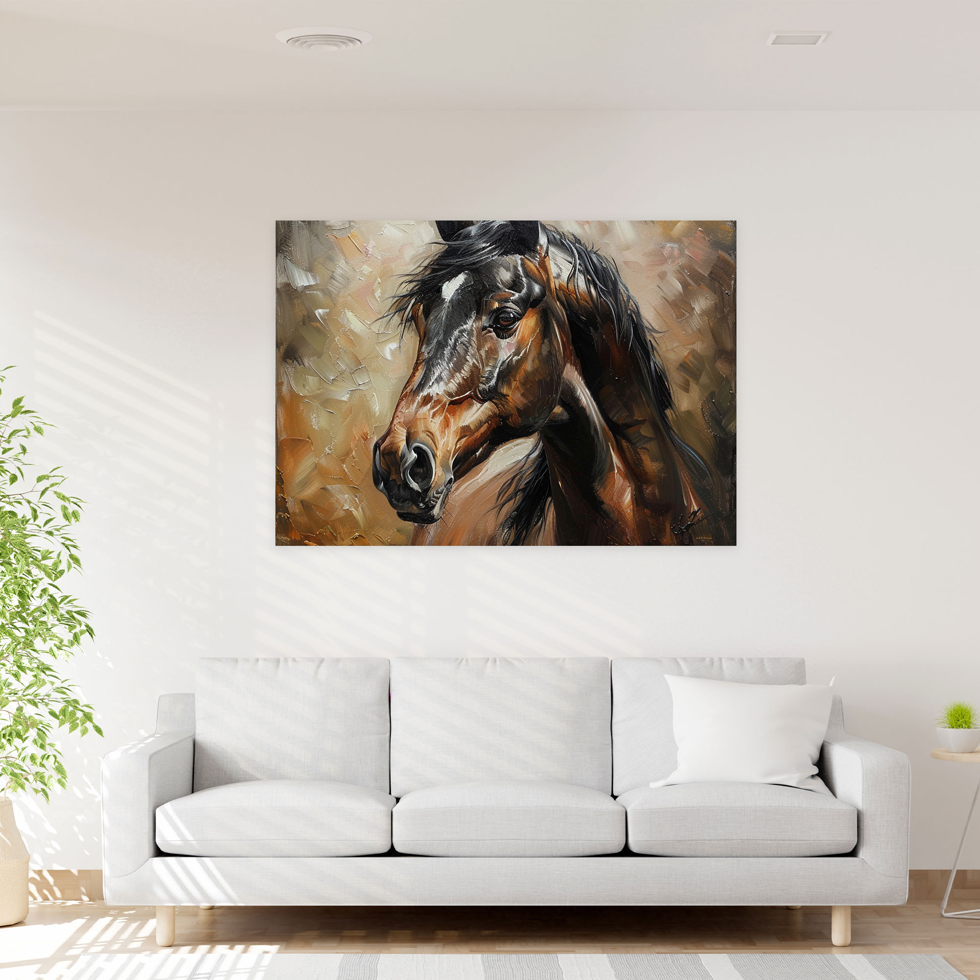 Realism Horse Wall Art - Realism, Home Decoration, Canvas Wall Art, Realism