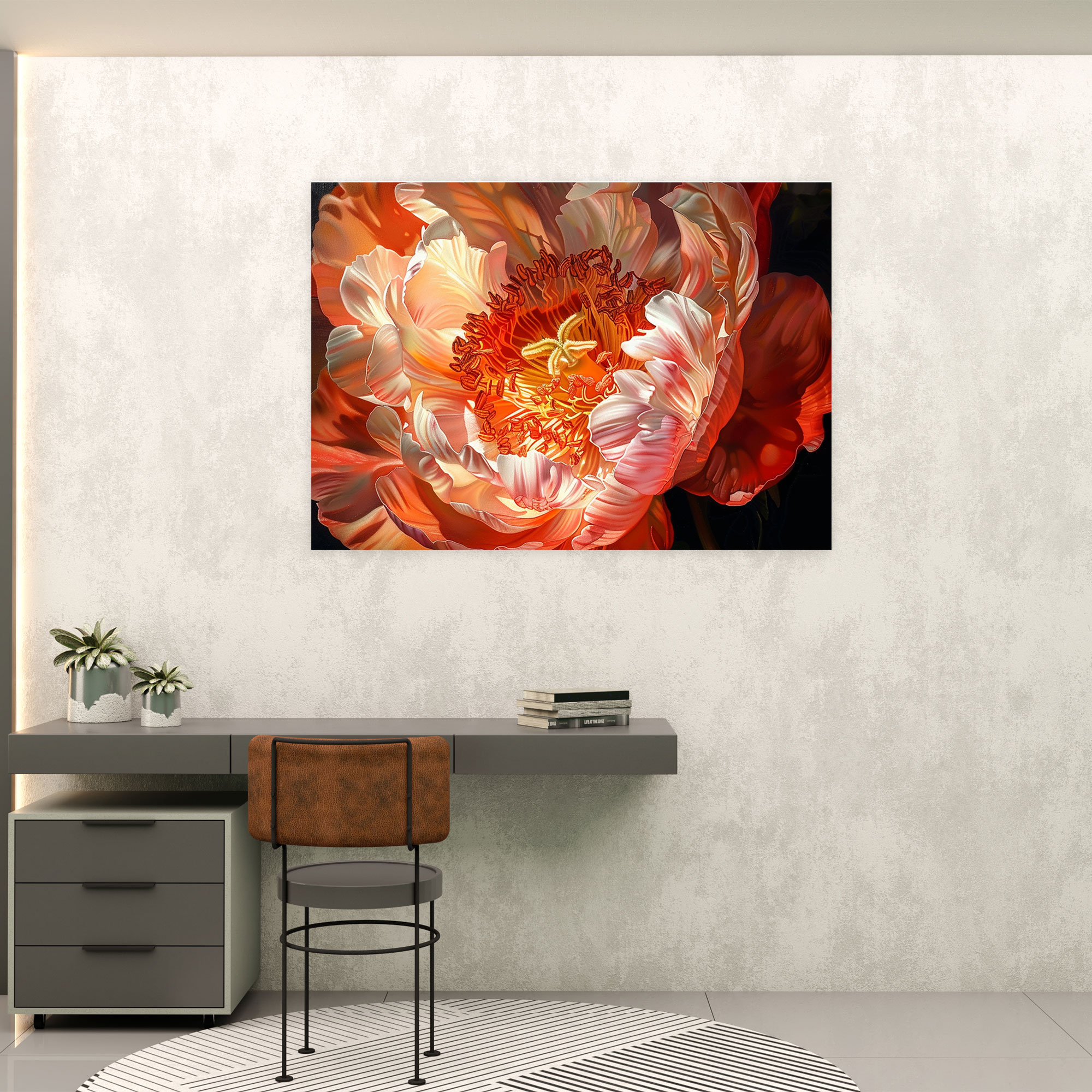 Realism Flower Canvas Print - Realism, Home Decoration, Canvas Print, Canvas Wall Art