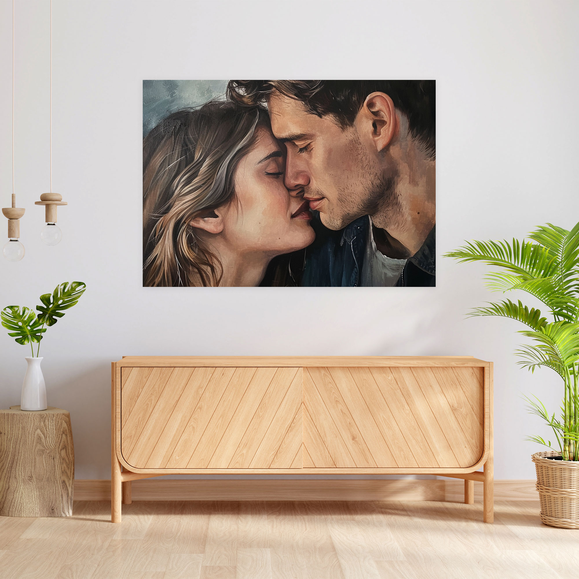 Realism Couple Canvas Print - Realism, Canvas, Realism, Canvas Print