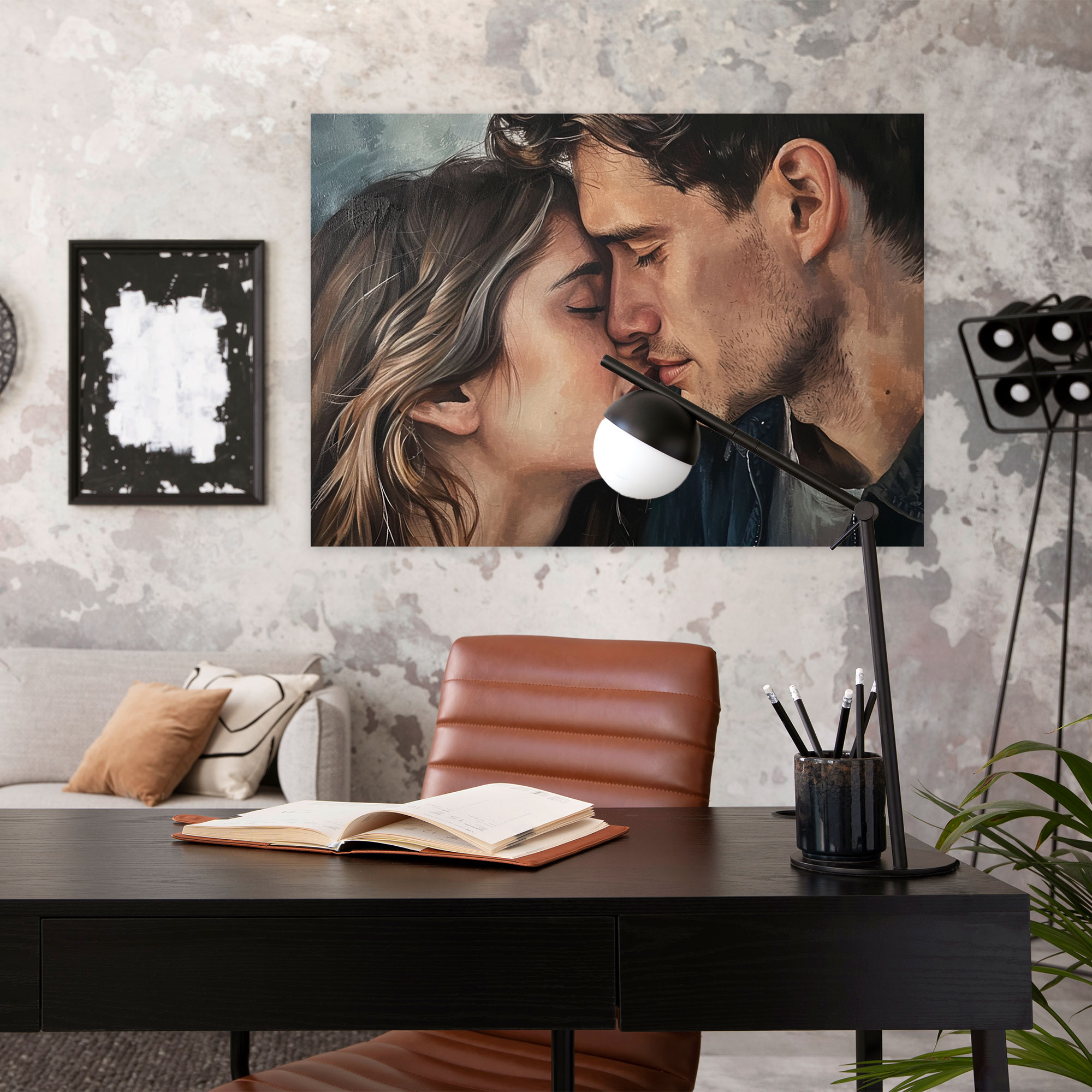 Realism Couple Canvas Print - Realism, Canvas, Realism, Canvas Print