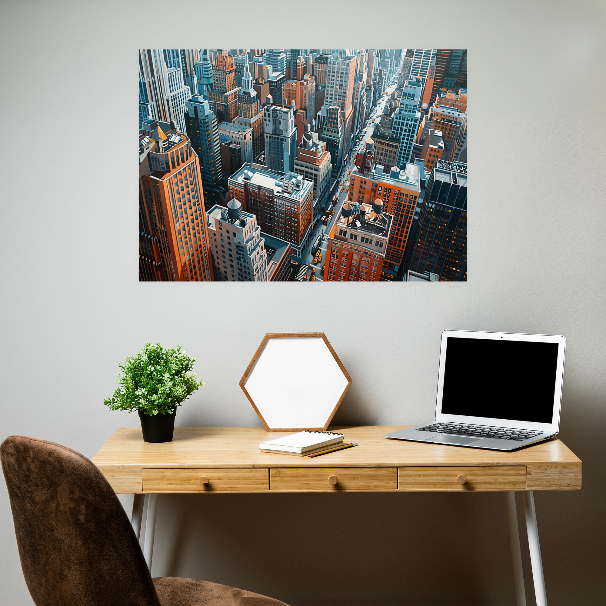 Realism Canvas Print Urban Cityscape Wall Art - Realism, Canvas, Wall Art, Canvas Print