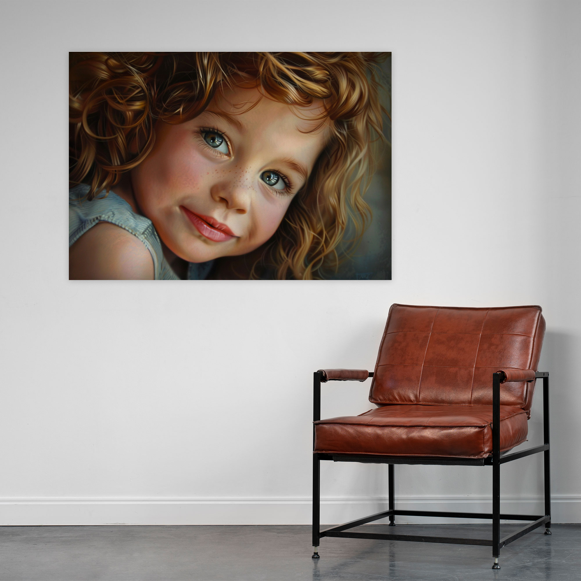 Realism Canvas Print Innocent Child Portrait Wall Art - Realism, Canvas Print, Realism, Canvas Wall Art