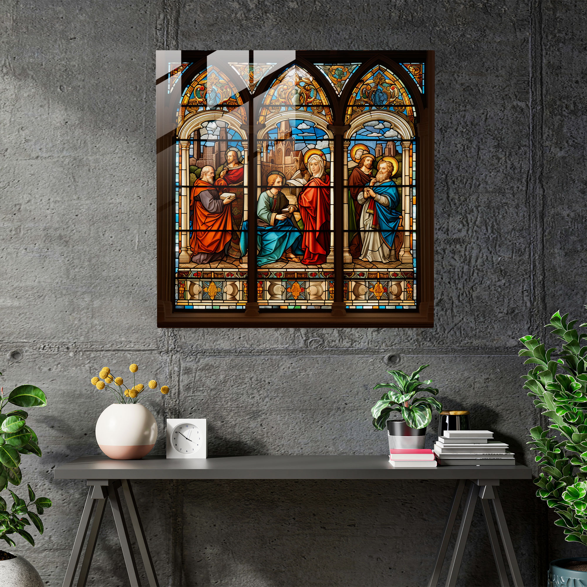Renaissance Glory Glass Print - Renaissance, Renaissance Art, Home Decoration, Glass Art