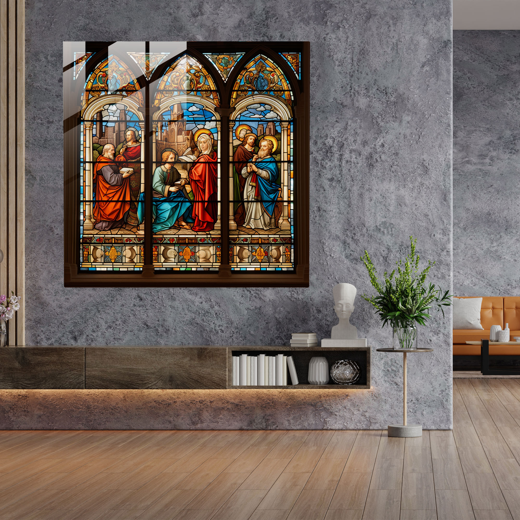 Renaissance Glory Glass Print - Renaissance, Renaissance Art, Home Decoration, Glass Art