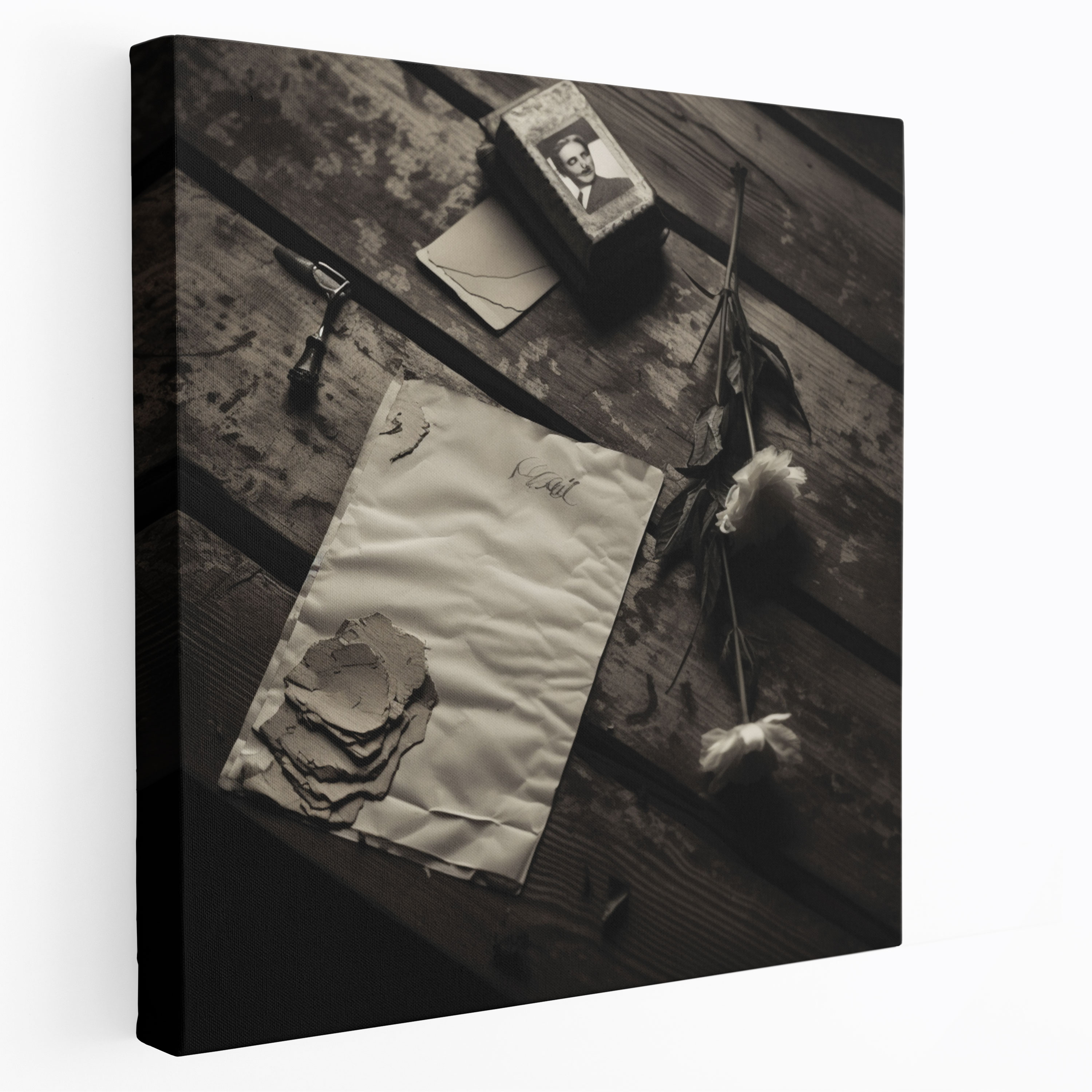 Unrequited Love Canvas Print - Rejection, Canvas, Canvas Print, Black And White