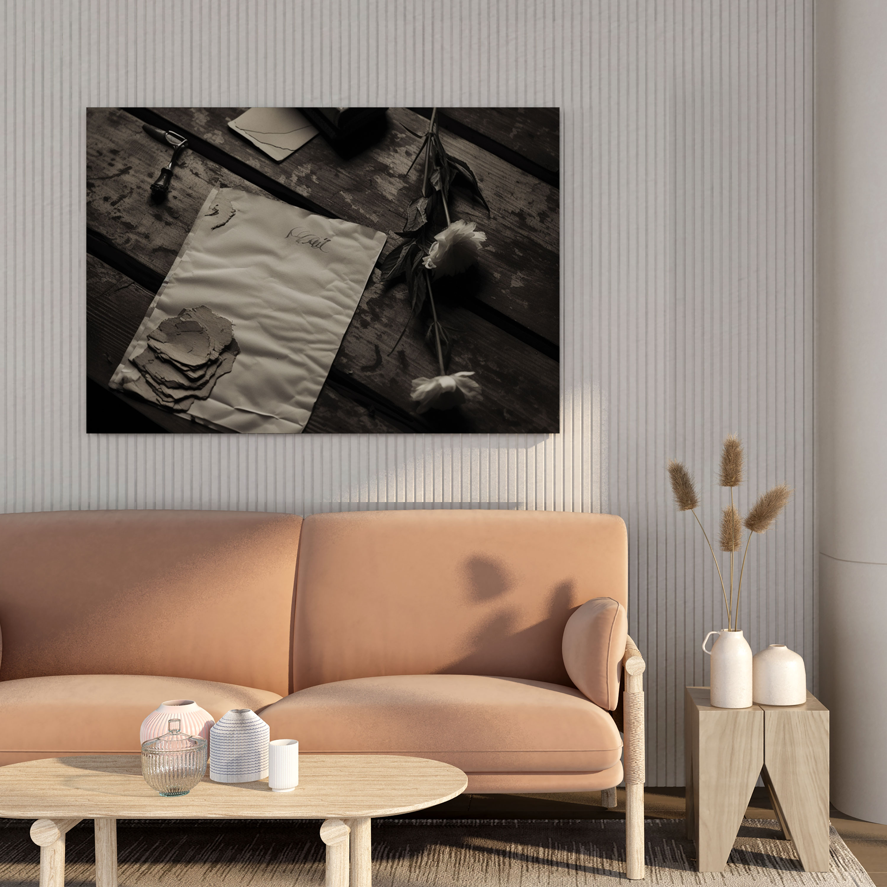 Unrequited Love Canvas Print - Rejection, Canvas, Canvas Print, Black And White