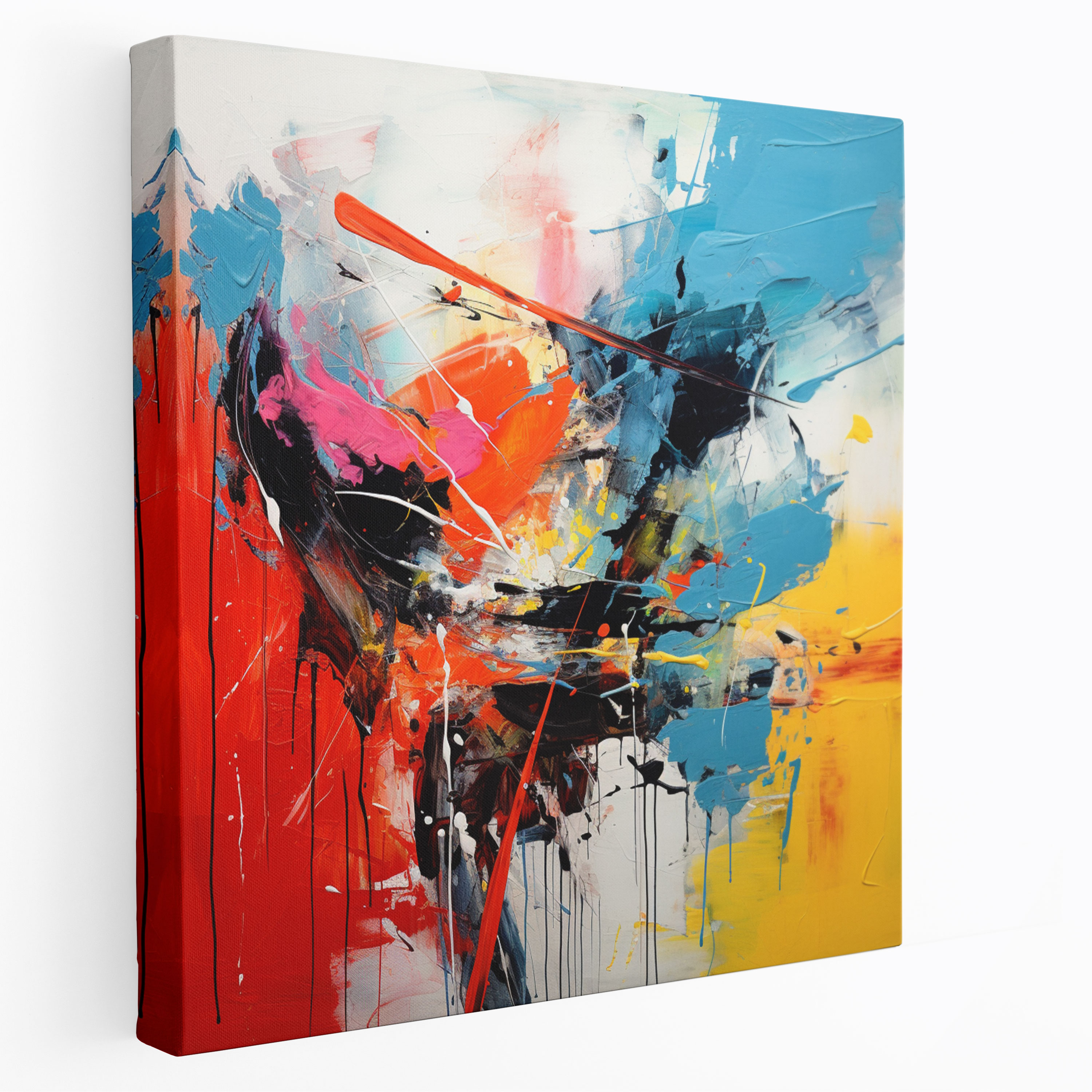Intense Rejection Wall Art - Rejection, Intense Rejection Wall Art, Abstract Expressionism, Wall Decoration