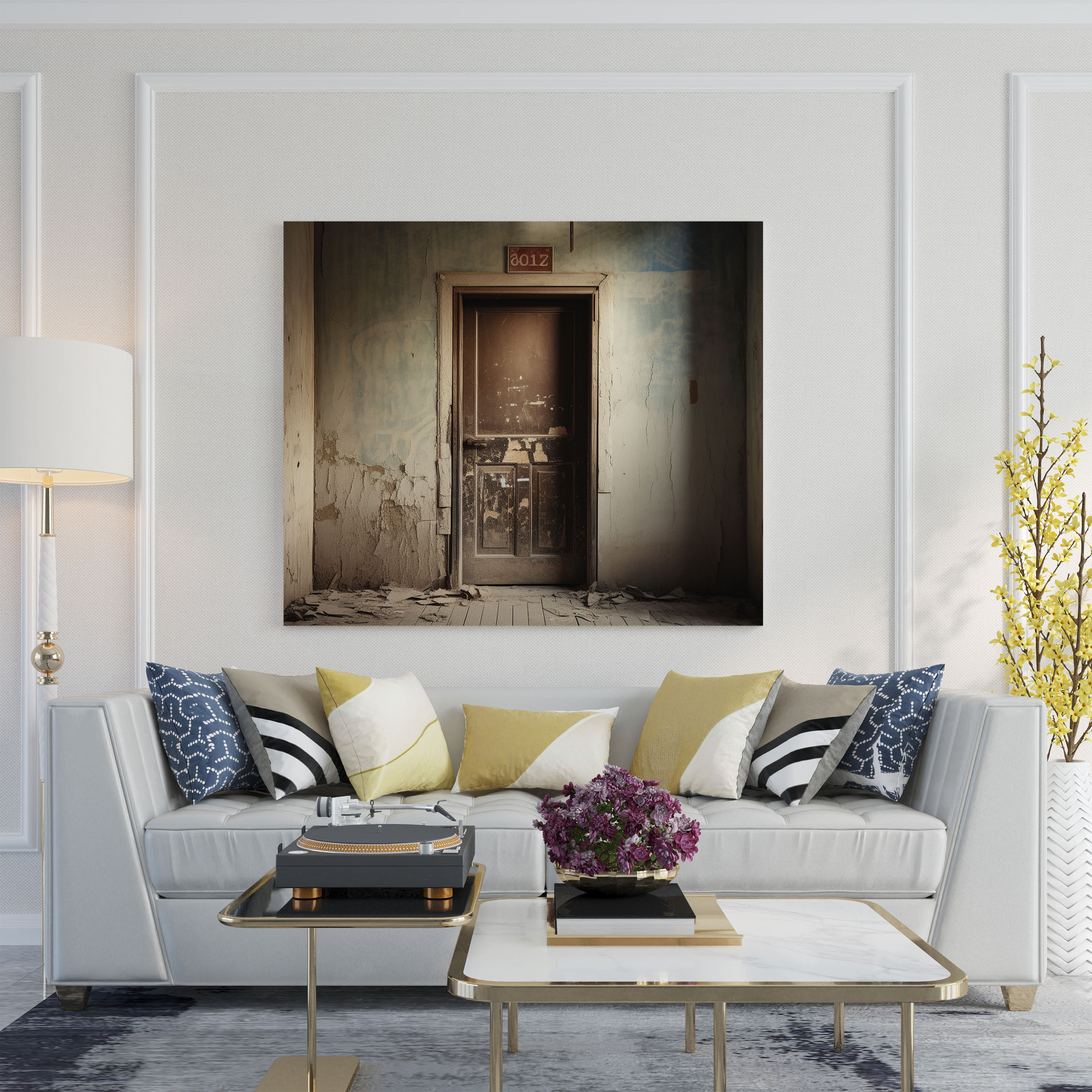 Door Of Rejection Canvas Print - Rejection, Wall Decoration, Contemporary Photograph, Wall Art