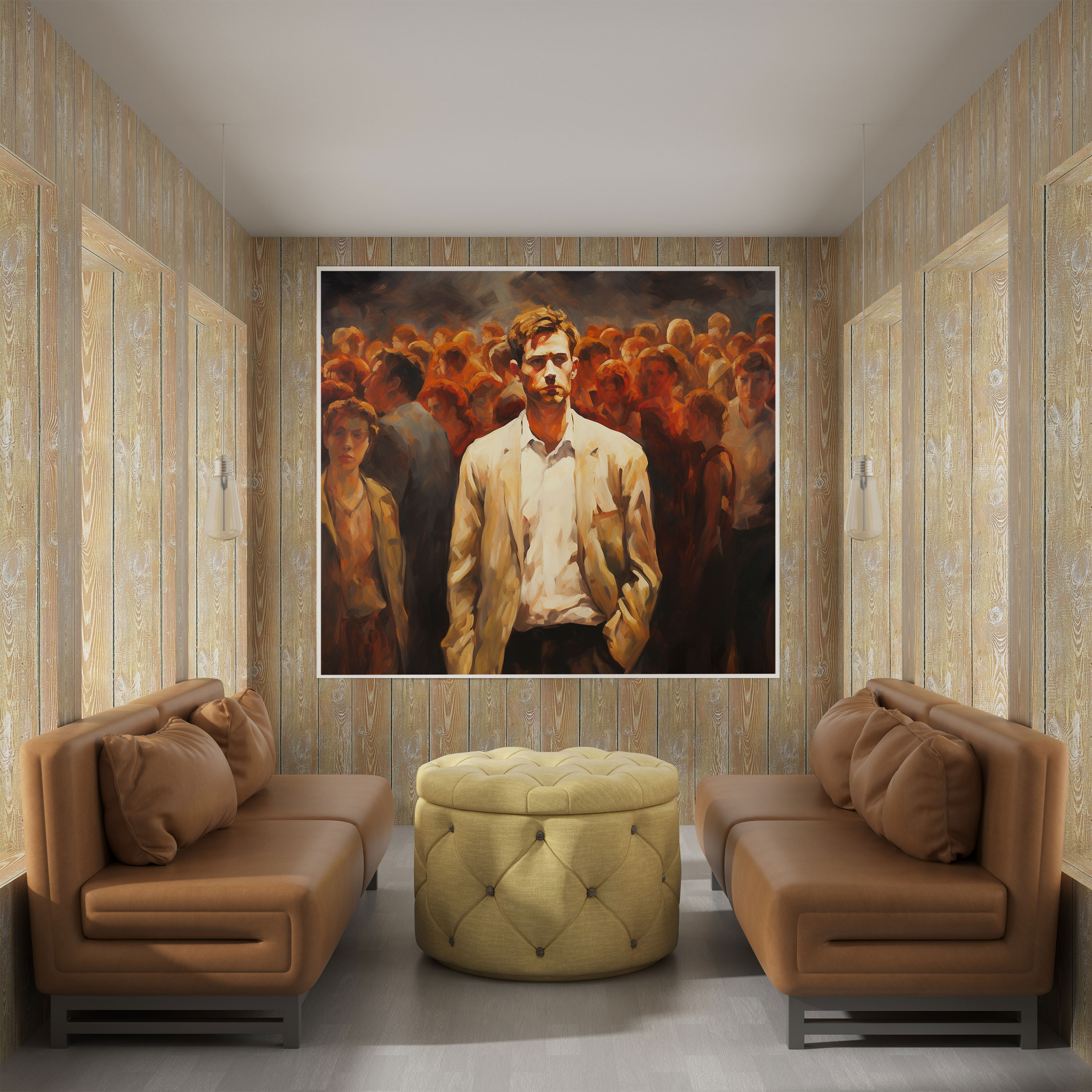 Rejection Impressionist Canvas Print - Rejection, Impressionist Painting, Wall Art, Person