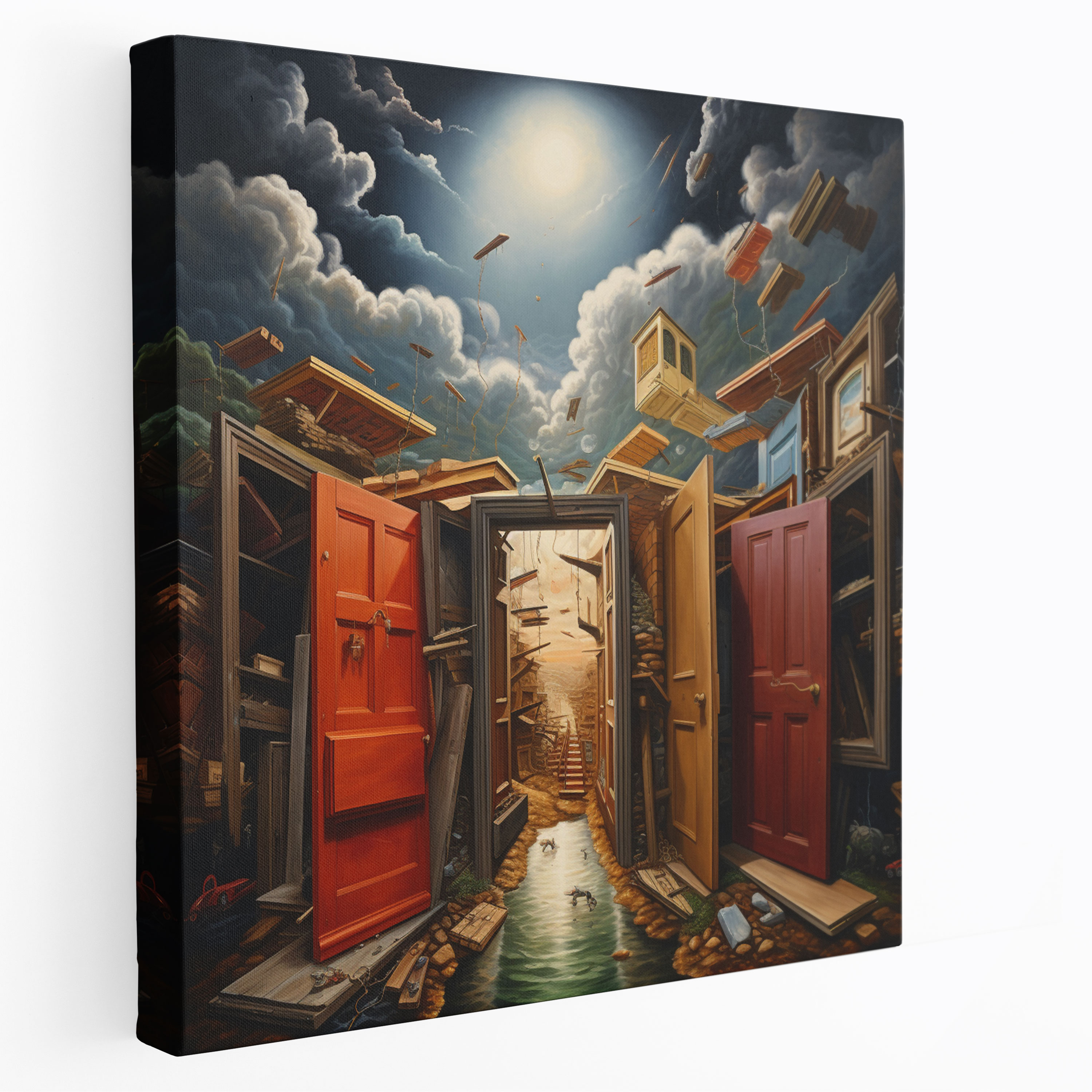 Rejection Canvas Print - Rejection, Canvas Print, Home Decoration, Surrealistic Painting