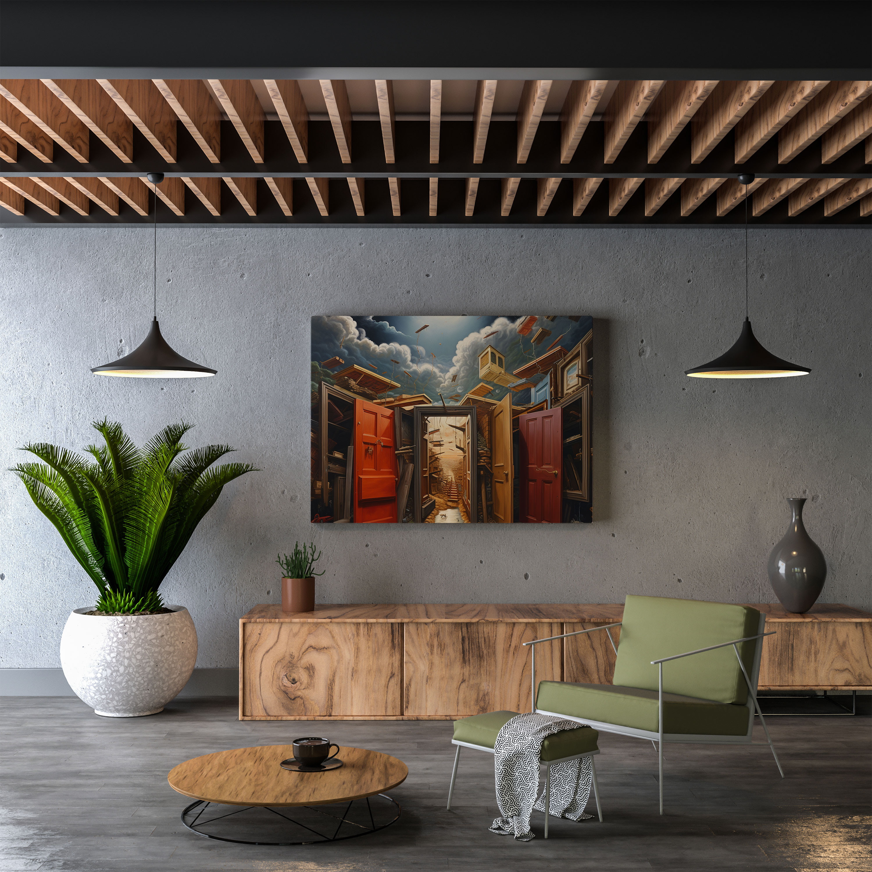 Rejection Canvas Print - Rejection, Canvas Print, Home Decoration, Surrealistic Painting