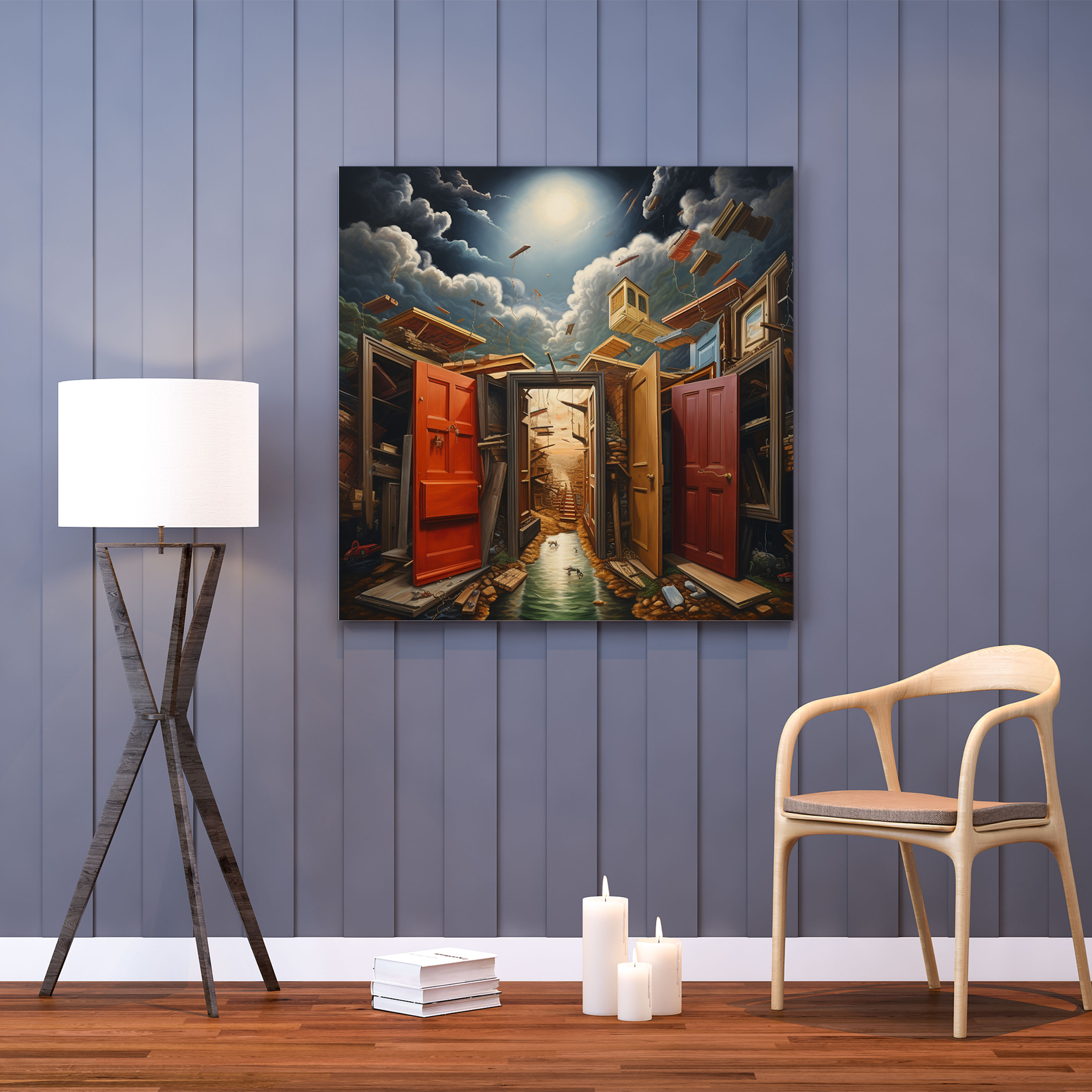 Rejection Canvas Print - Rejection, Canvas Print, Home Decoration, Surrealistic Painting