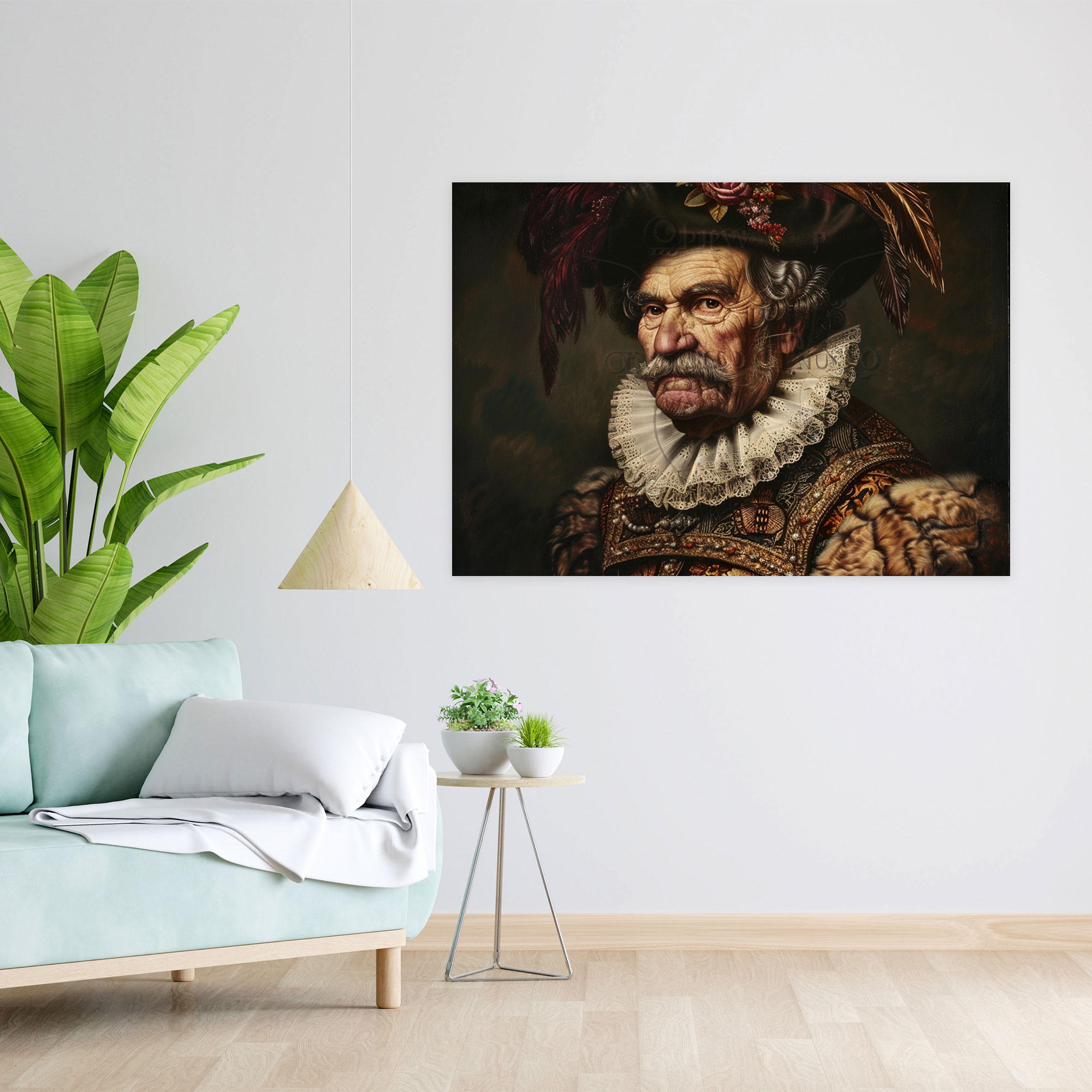 Rembrandt Style Canvas Print - Rembrandt, Wall Decoration, Rembrandt Style, Canvas Wall Art