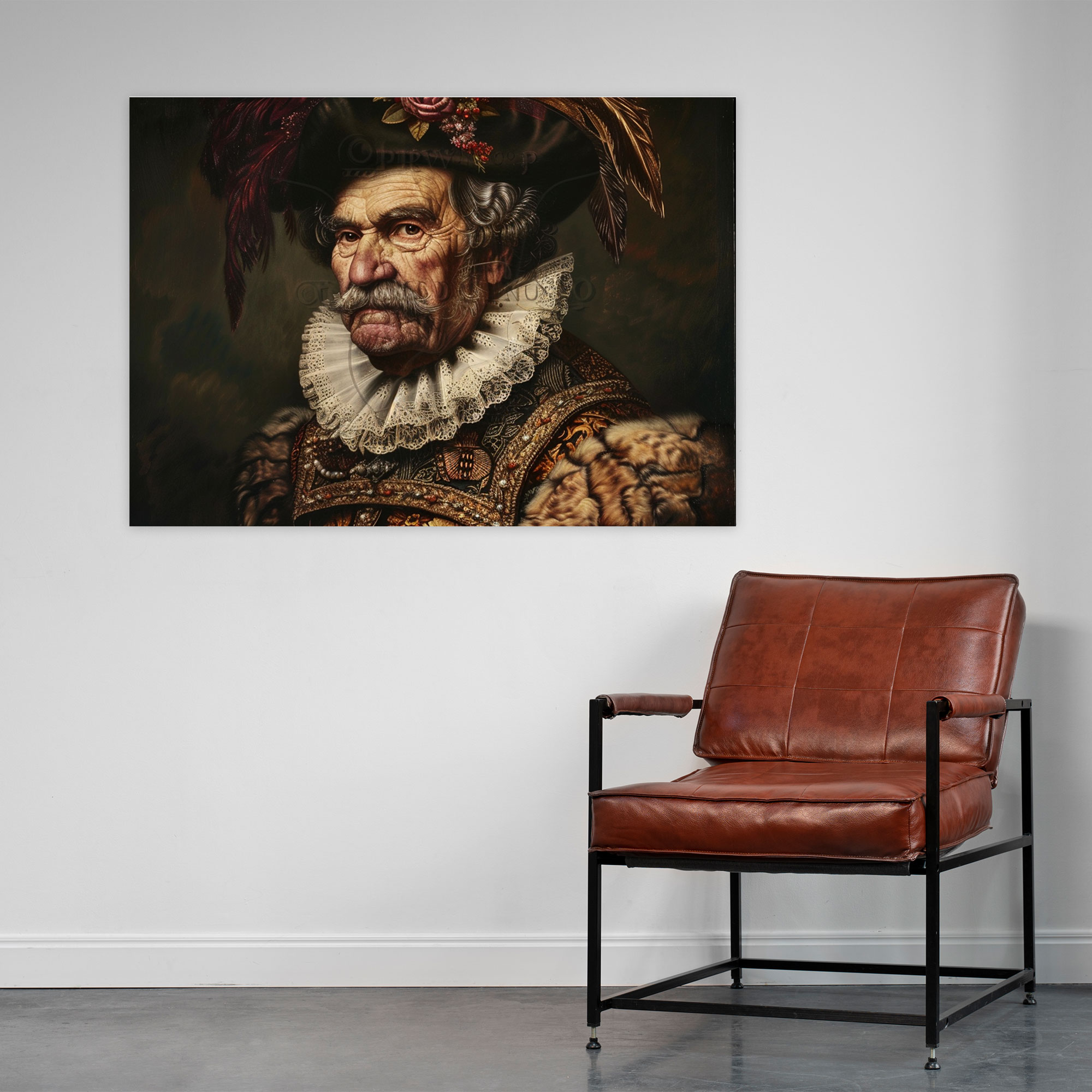 Rembrandt Style Canvas Print - Rembrandt, Wall Decoration, Rembrandt Style, Canvas Wall Art