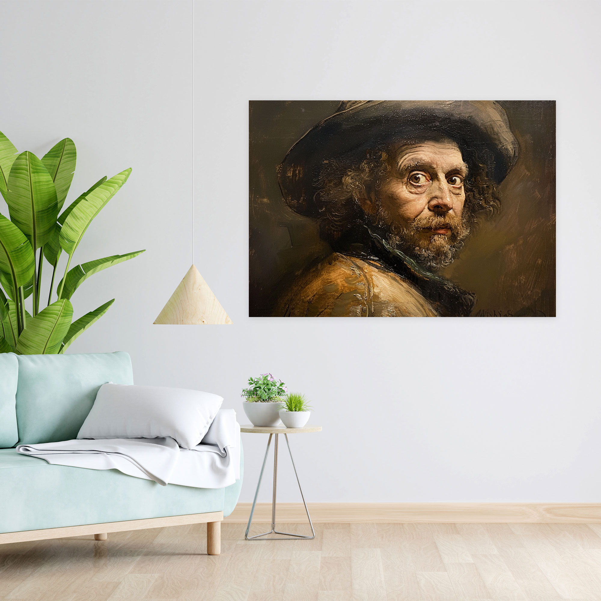 Rembrandt Style Wall Decoration - Rembrandt, Canvas Wall Art, Canvas, Wall Decoration
