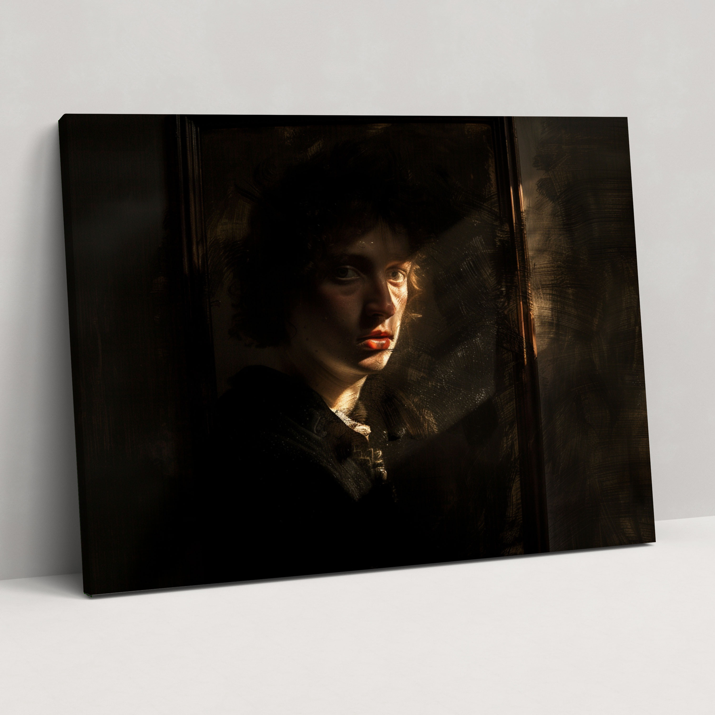 Rembrandt Kendi Portresi Kanvas Tablo - Duvar Dekorasyonu Duvar Sanatı