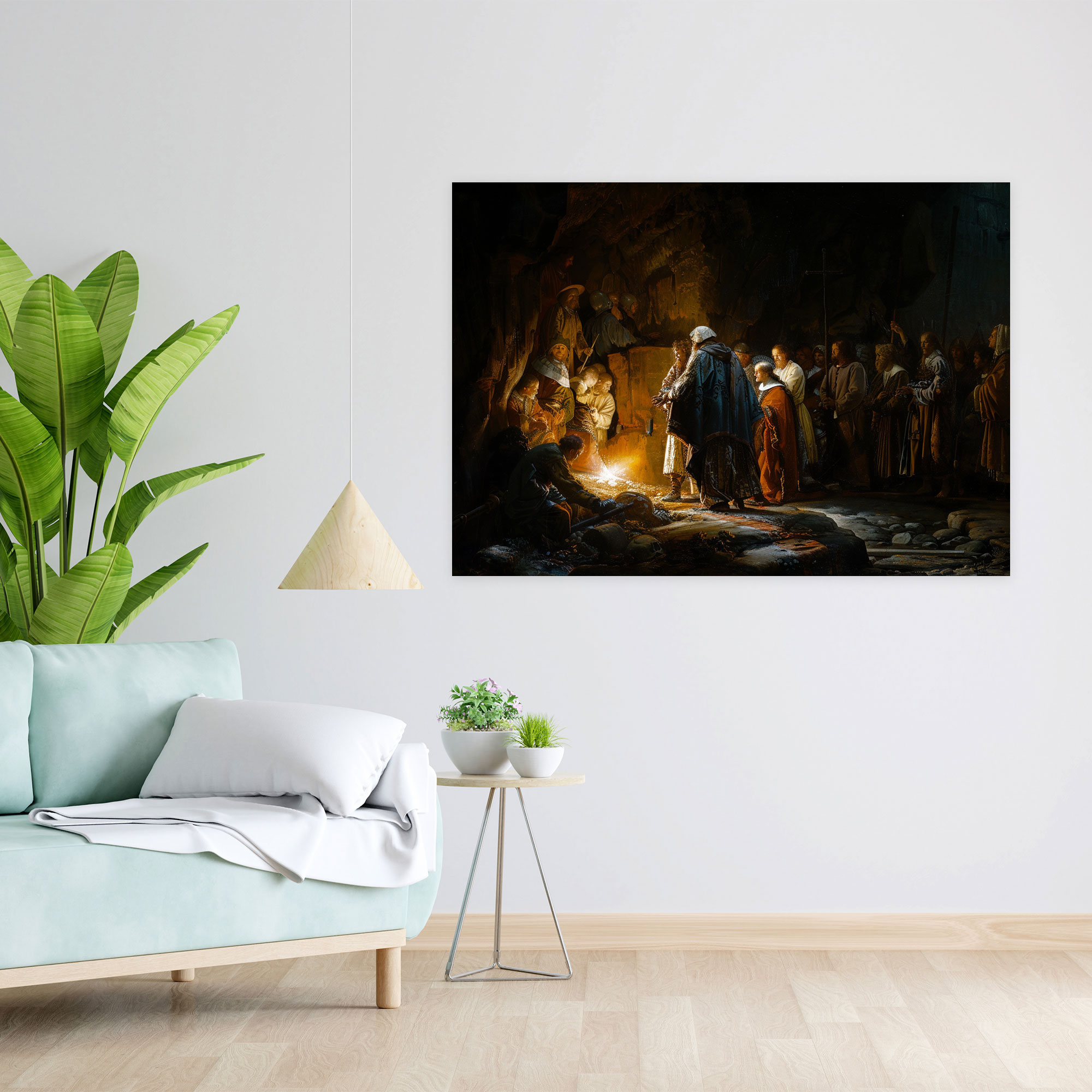 Rembrandt Duvar Dekorasyonu - Kanvas Tablo Sanatı Duvar Sanatı Ev Dekorasyonu