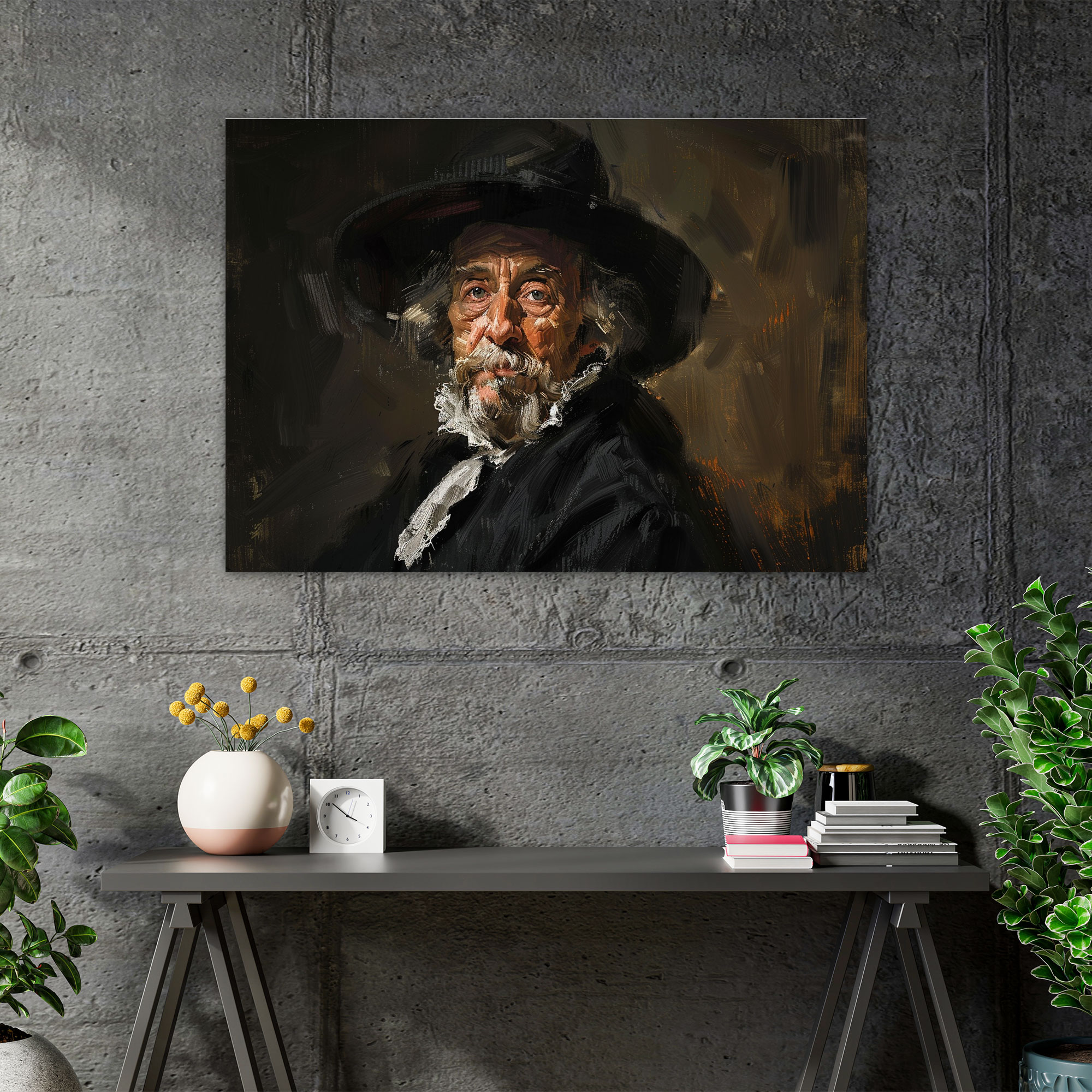 Rembrandt Portrait Canvas Print - Rembrandt, Canvas Wall Art, Home Decoration, Wall Decoration