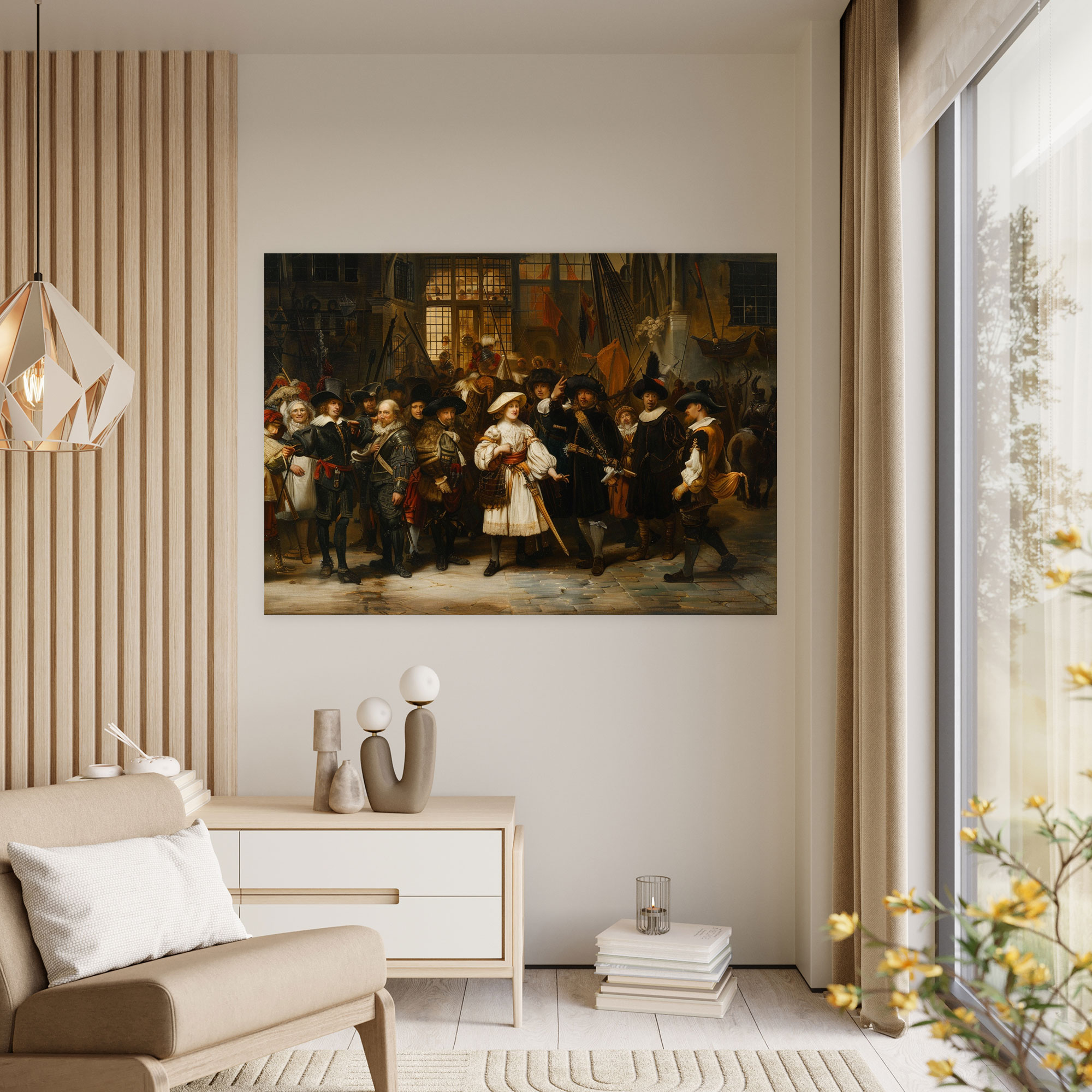 Rembrandt Historical Scene Wall Art - Rembrandt, Canvas, Wall Art, Home Decoration