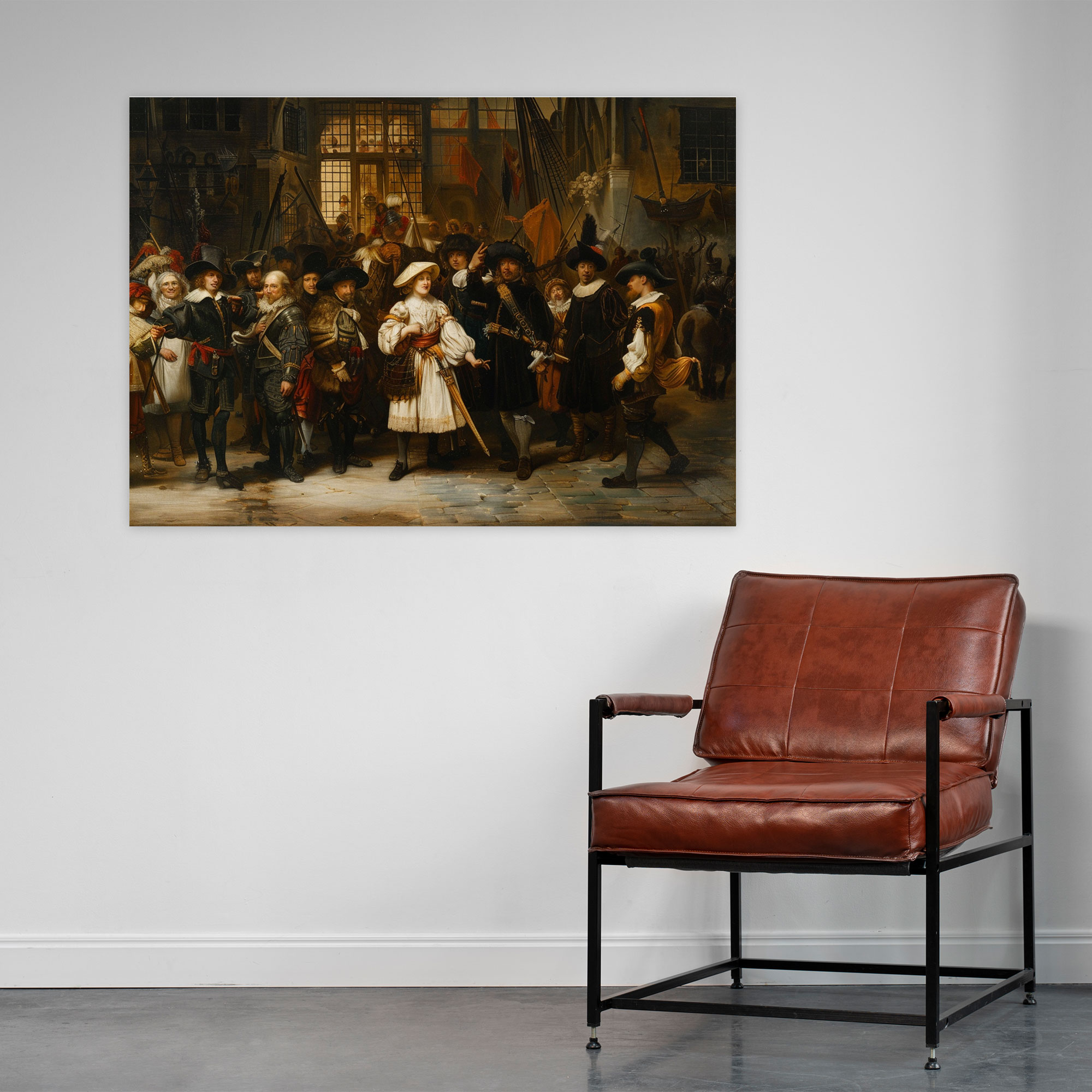 Rembrandt Historical Scene Wall Art - Rembrandt, Canvas, Wall Art, Home Decoration