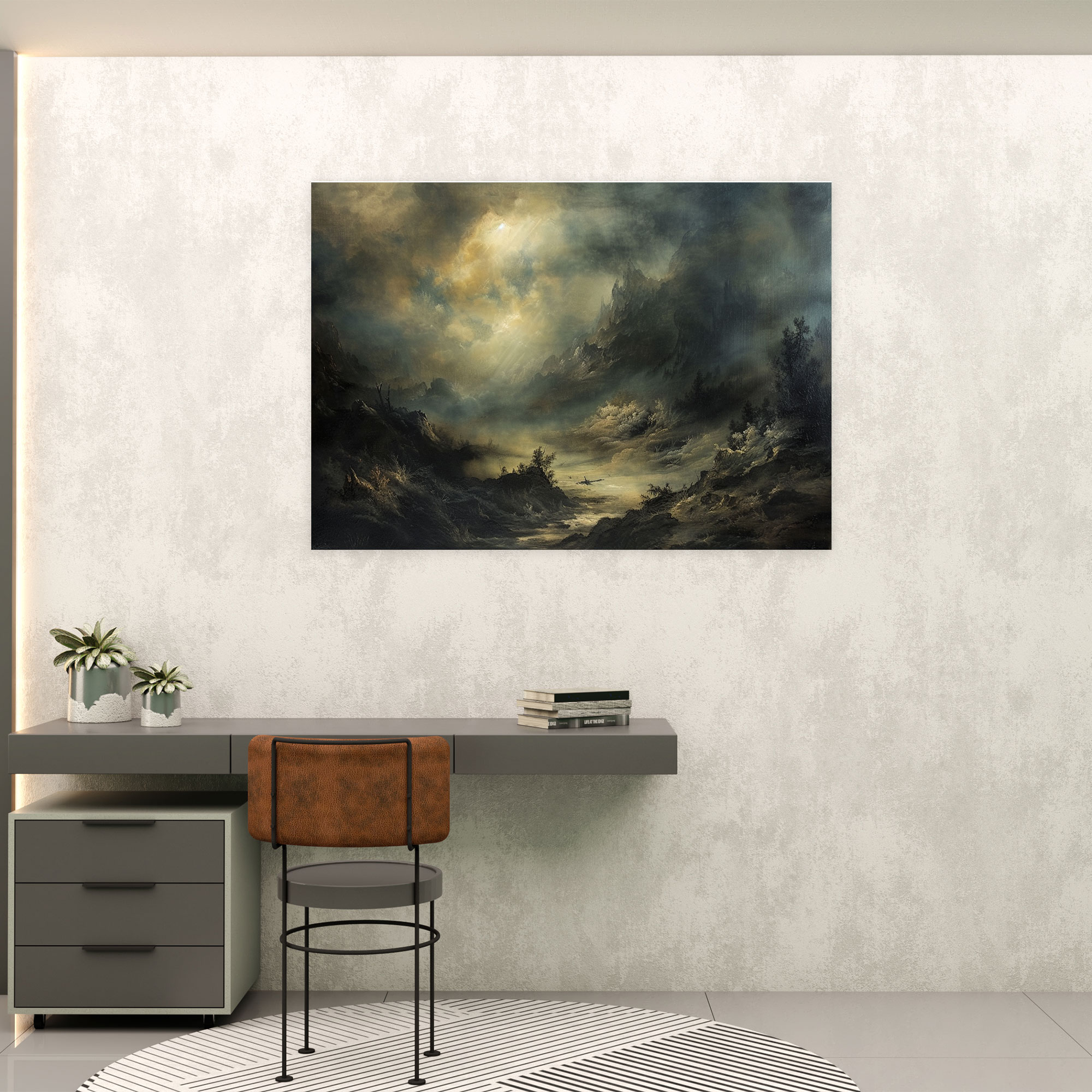 Rembrandt Landscape Canvas Print - Rembrandt, Canvas Print, Home Decoration, Canvas
