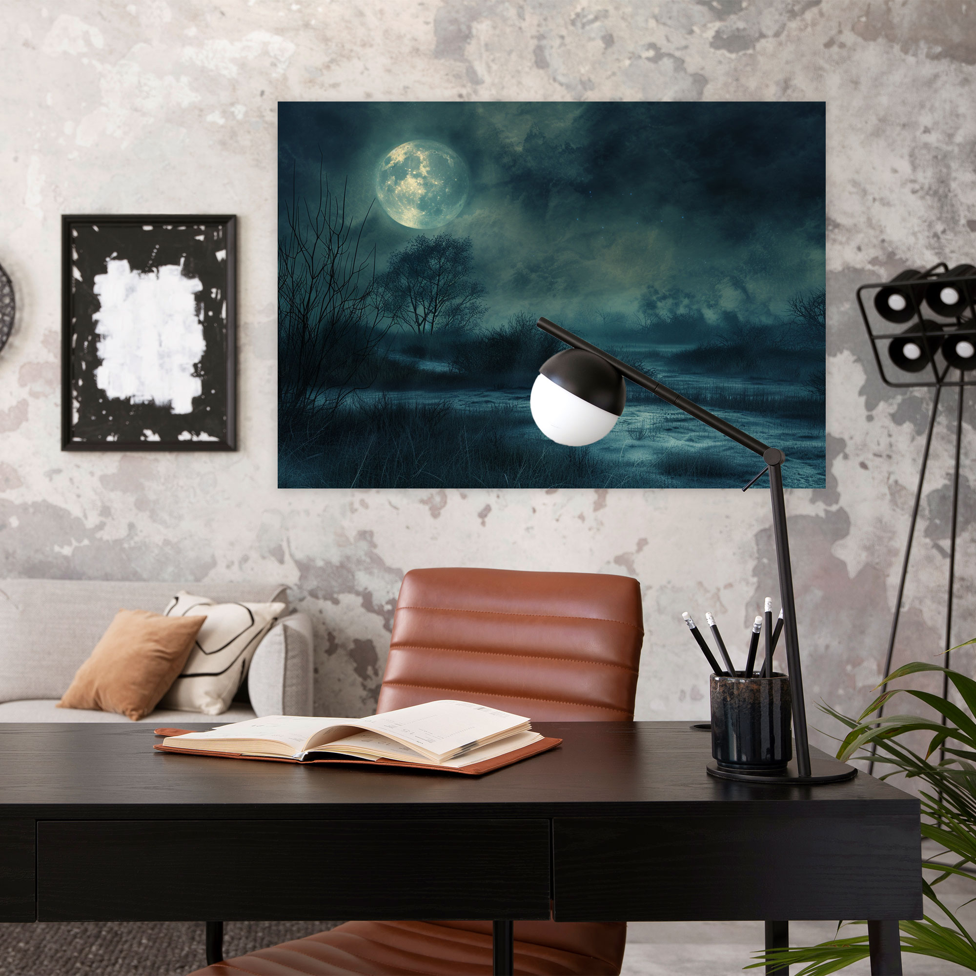 Rembrandt Night Scene Wall Decoration - Rembrandt, Home Decoration, Canvas, Wall Decoration